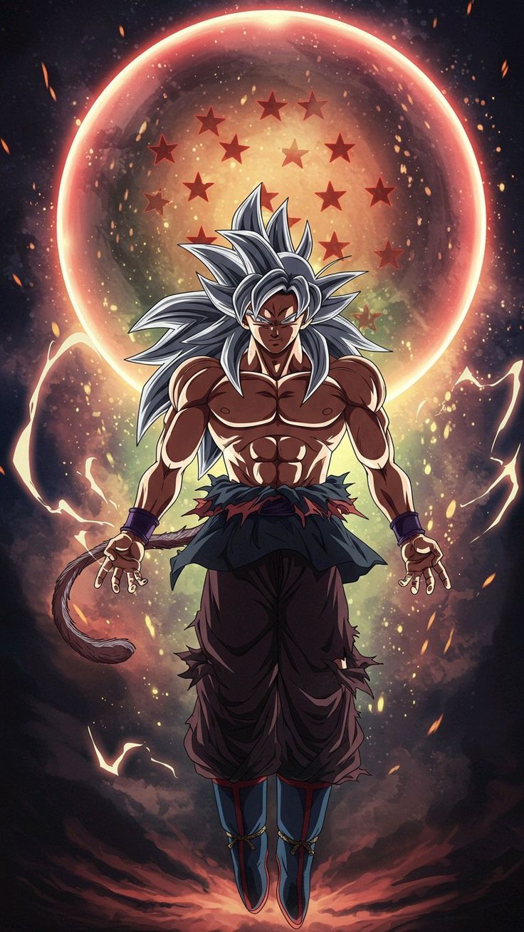 736x1308 goku wallpaper