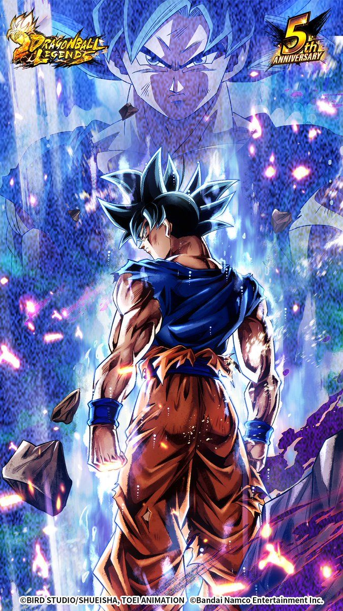675x1200 DRAGON BALL LEGENDS OFFICIAL on X: [5th Anniversary Campaign!] Celebrate Ultra Instinct -Sign- Goku getting a Zenkai Awakening with this original wallpaper! Pick the one that fits your phone best and enjoy