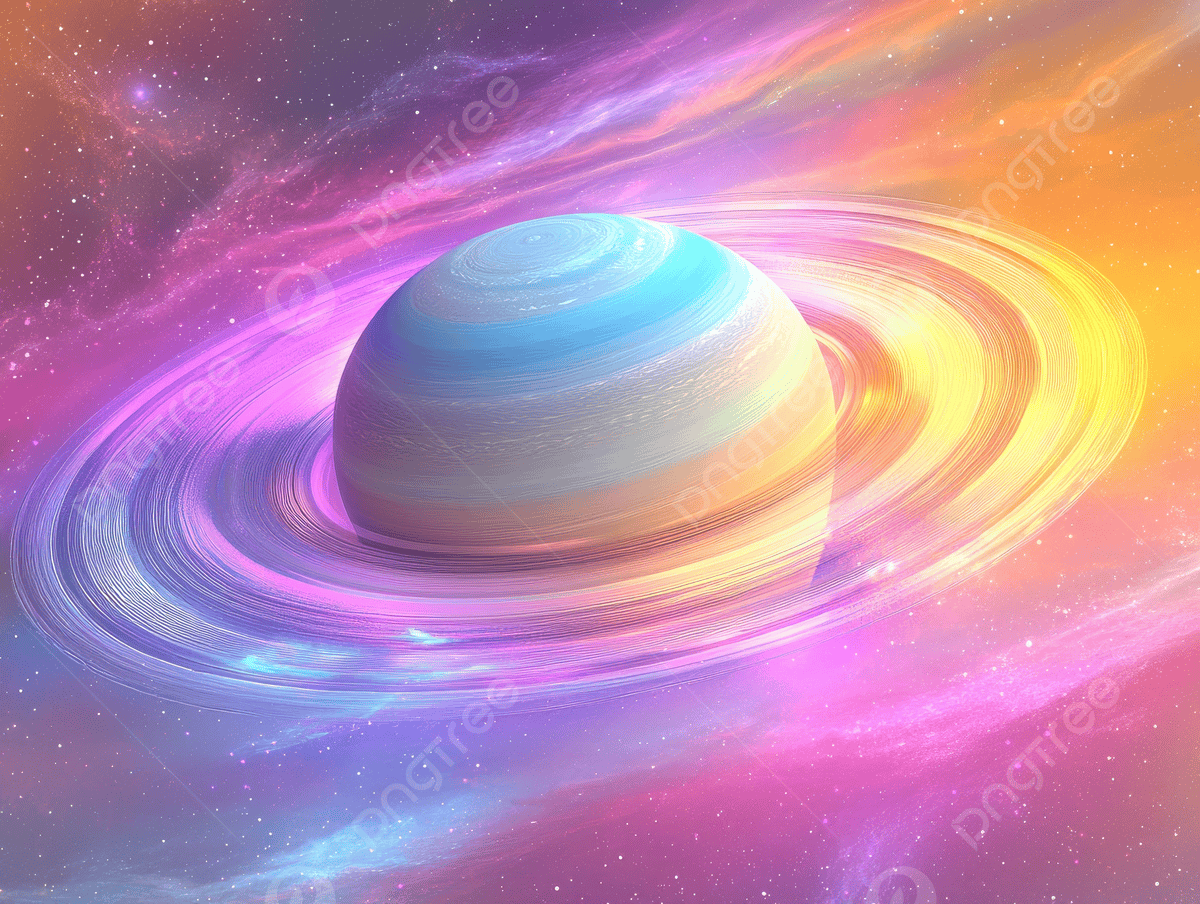 1200x904 Beautiful Colorful Neon Pastel Saturn Space Background, Beautiful, Saturn, Space Background Image And Wallpaper for Free Download