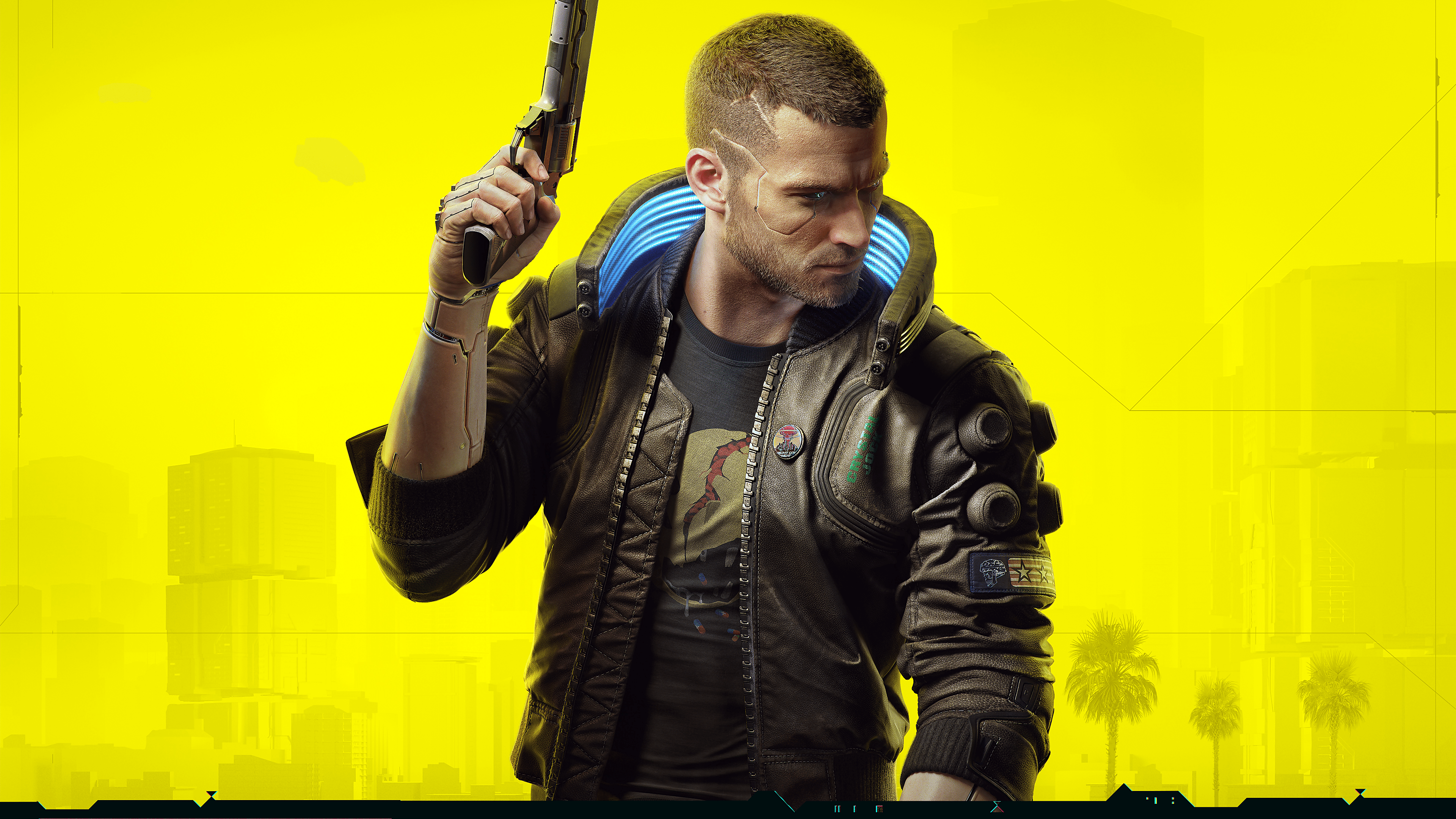 3840x2160 V from Cyberpunk 2077K Ultra HD Game Wallpaperx2160