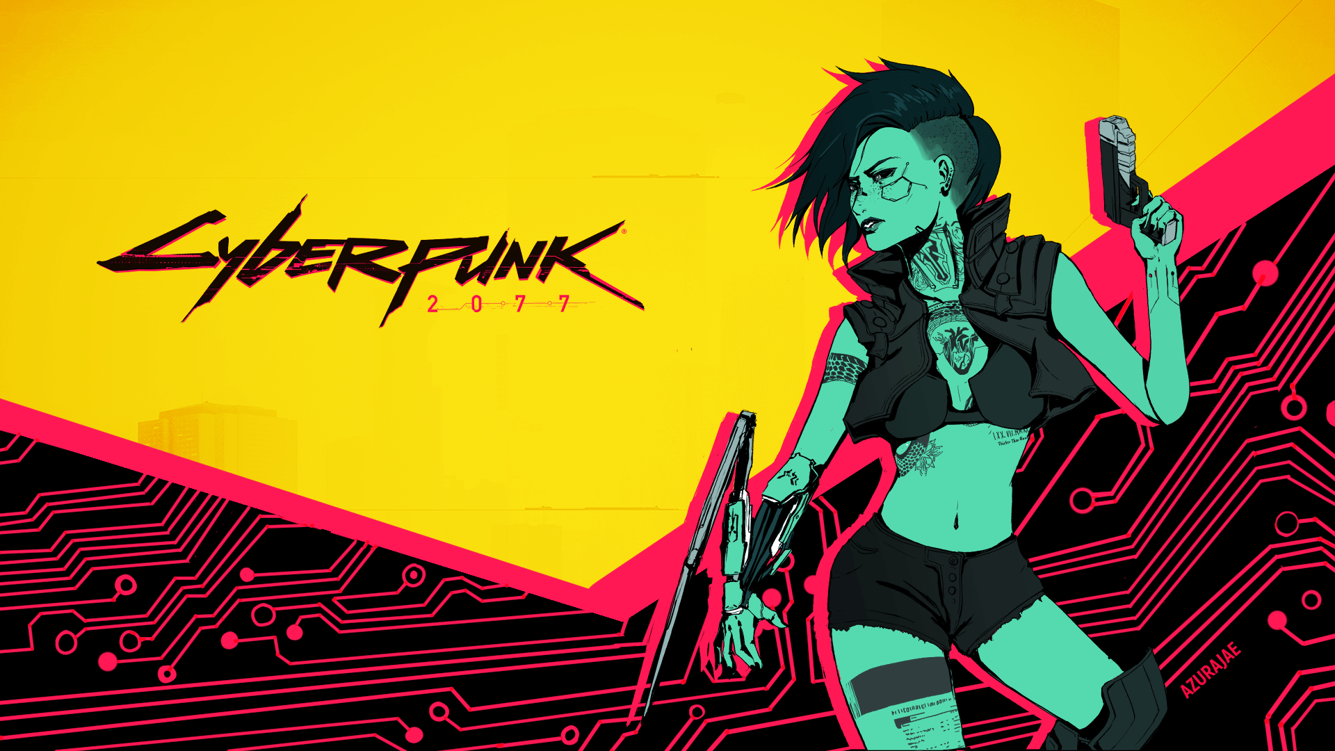 1920x1080 Made myself some wallpaper with my V :D