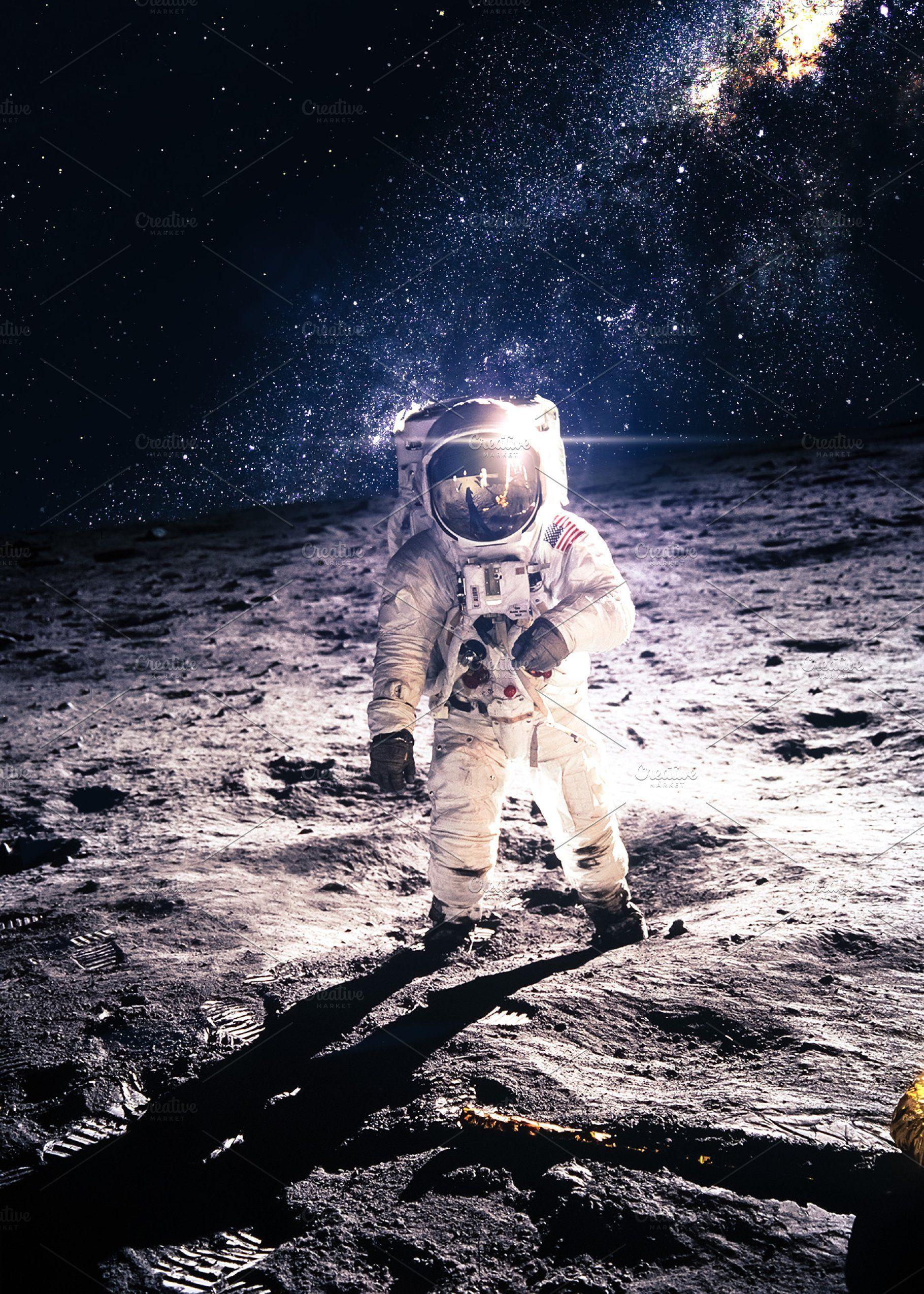 1820x2548 Astronaut on the moon. Astronauts on the moon, Astronaut wallpaper, Photo