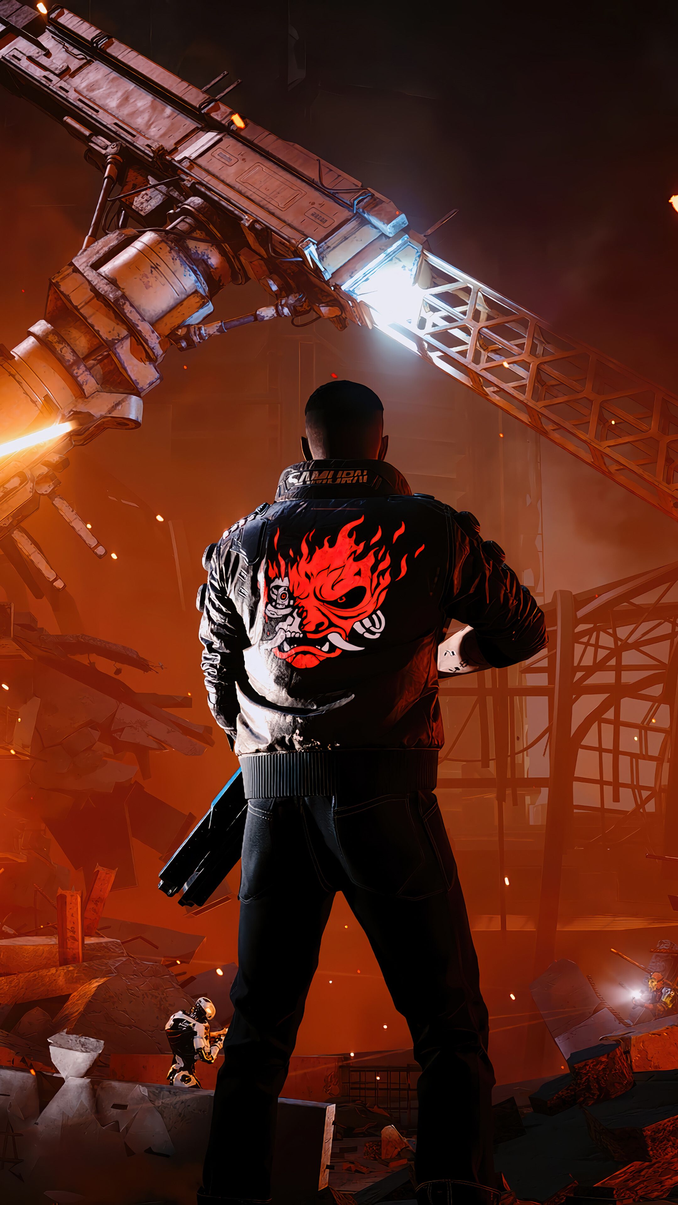 2160x3840 V Cyberpunk 2077 Wallpaper 4K HD PC h