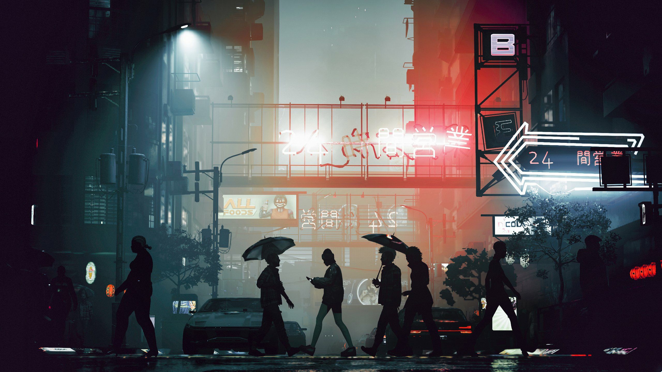 2560x1440 V Jackie Welles Panam Palmer HD Cyberpunk 2077 Wallpaper