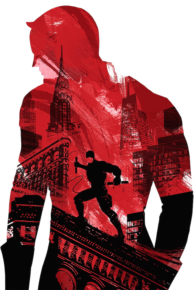 800x1199 Daredevil, Marvel Comics, The Devil of Hell's Kitchen, Matt Murdock, superhero, HD phone wallpaper