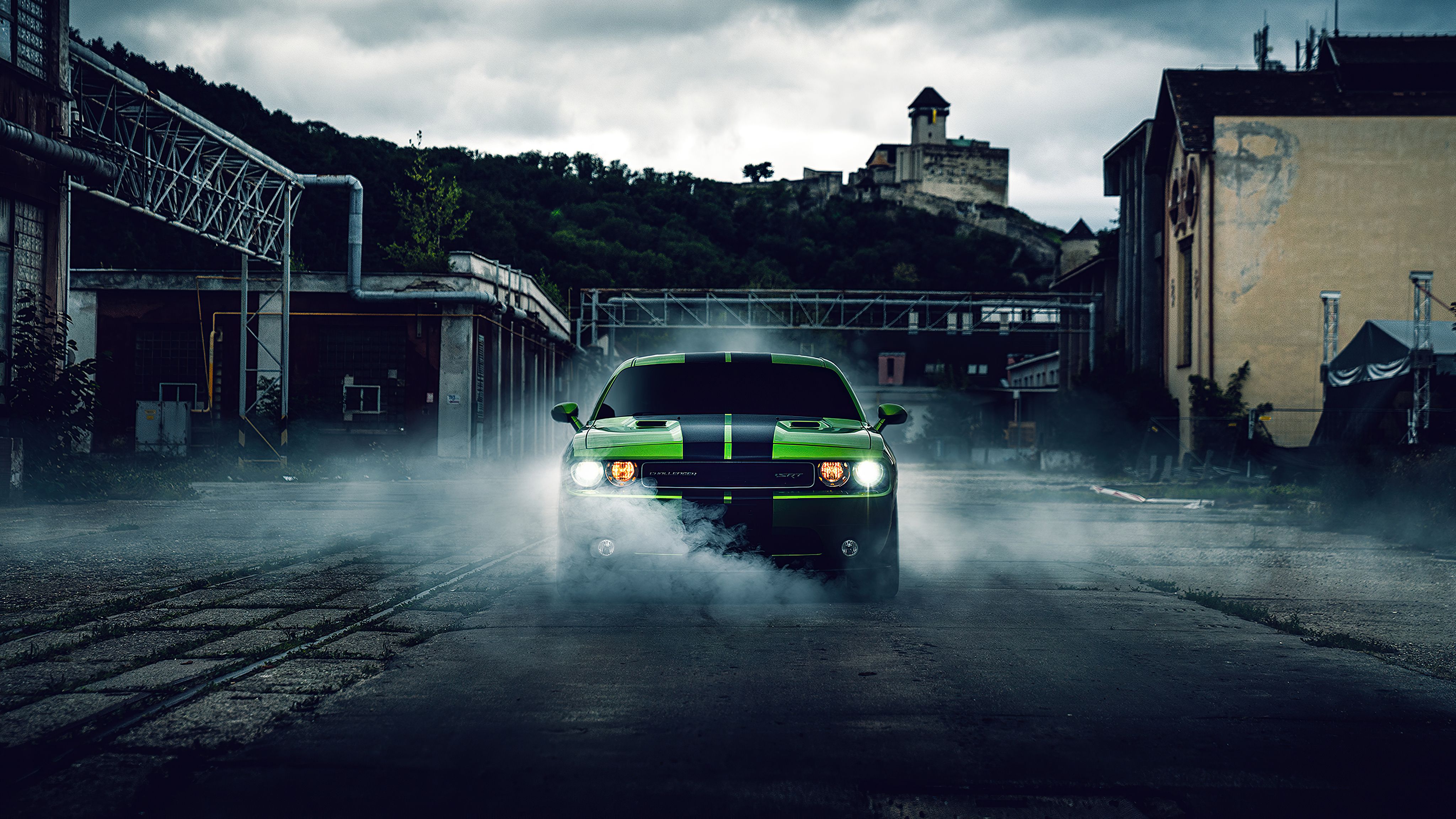 4096x2304 Green Dodge Challenger 4k 2020 Wallpaper, HD Cars Wallpaper, 4k Wallpaper, Image, Background, Photos and Picture