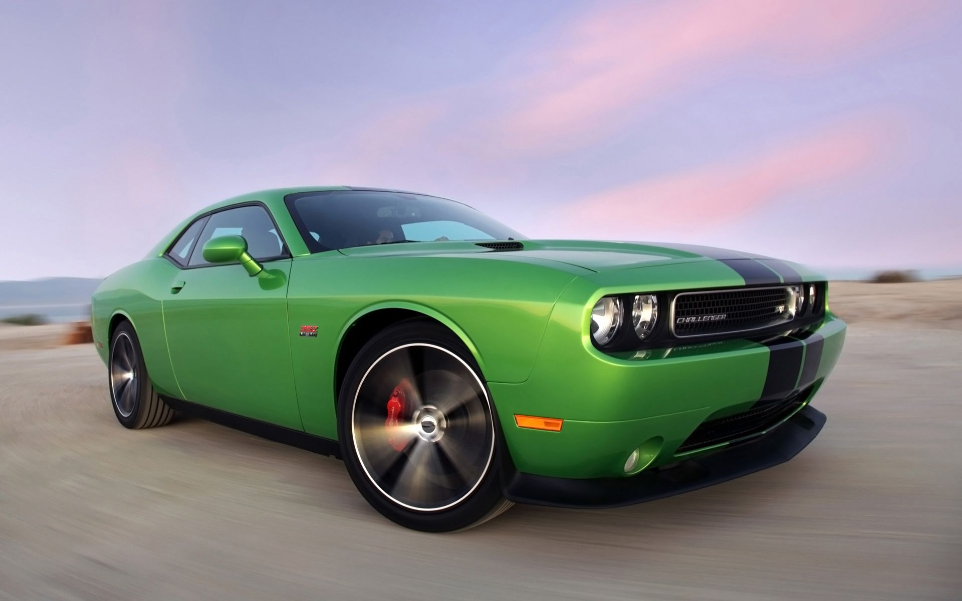 1920x1200 Desktop wallpaper: Car, Green Car, Dodge Challenger Srt Hellcat, Dodge Challenger Srt, Dodge, Dodge Challenger, Vehicles 4K free download for PC. 357956