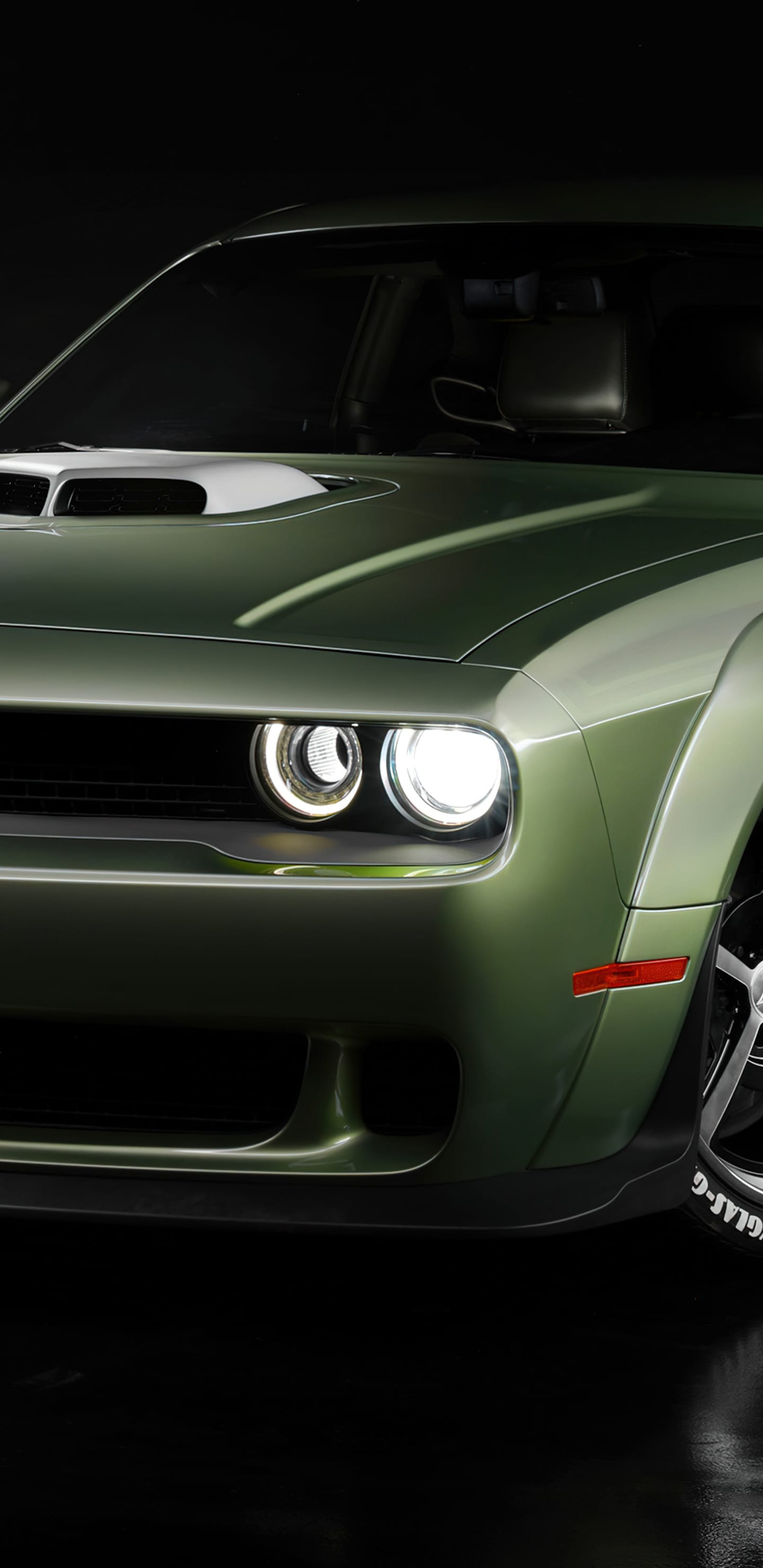 1440x2960 The 2021 Dodge Challenger in khaki · 1440x2960 QHD free photo from skywolfx and wallpaper