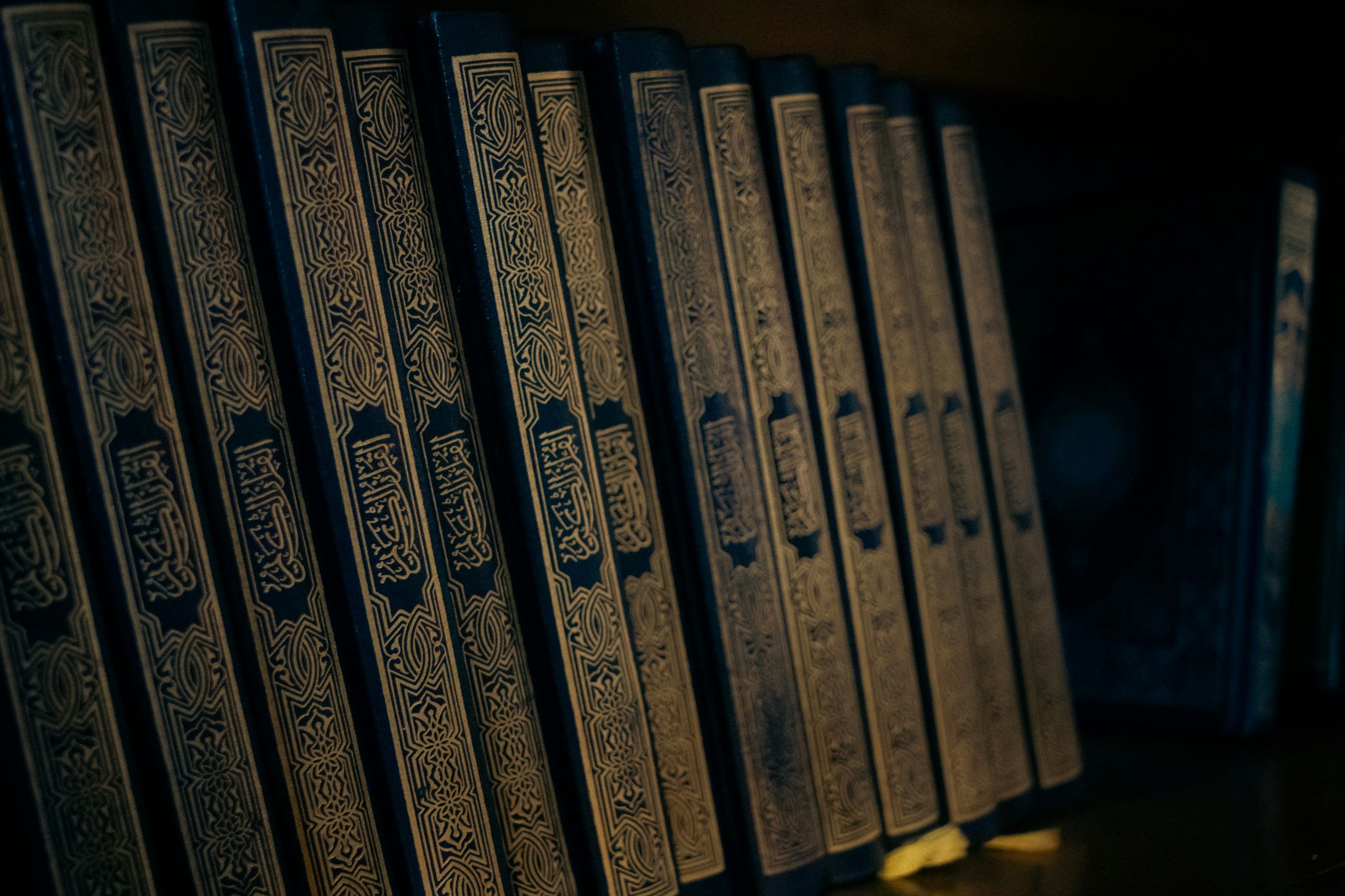 3000x2000 Books lined up on a shelf