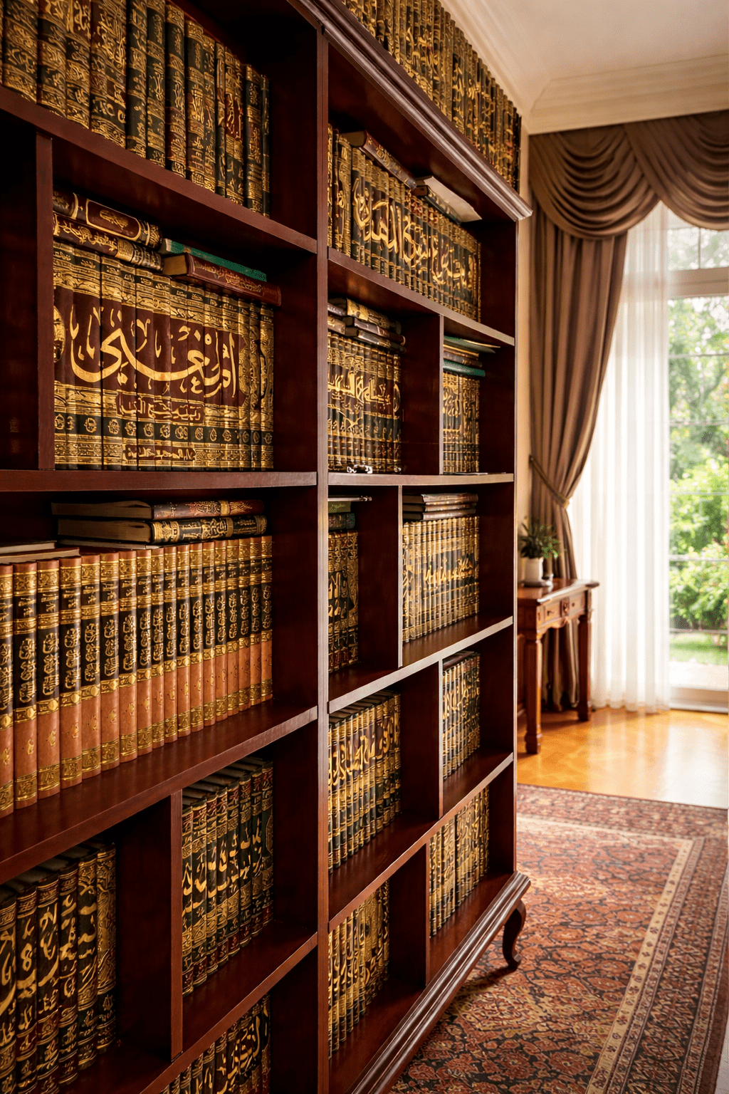 1024x1536 Discover 120 مكتبة طالب العلم and islamic library aesthetic ideas. islamic bookshelf, quran bookshelf, islamic home library and more