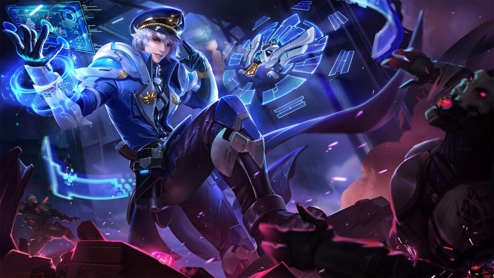 1920x1080 Wallpaper The Game, Art, Online, YuYu Wang, Star Airlines Commander Liang Zhuge, Anime, The King Of Glory, Fiction For Mobile And Desktop, Section арт, Resolution 1920x1080