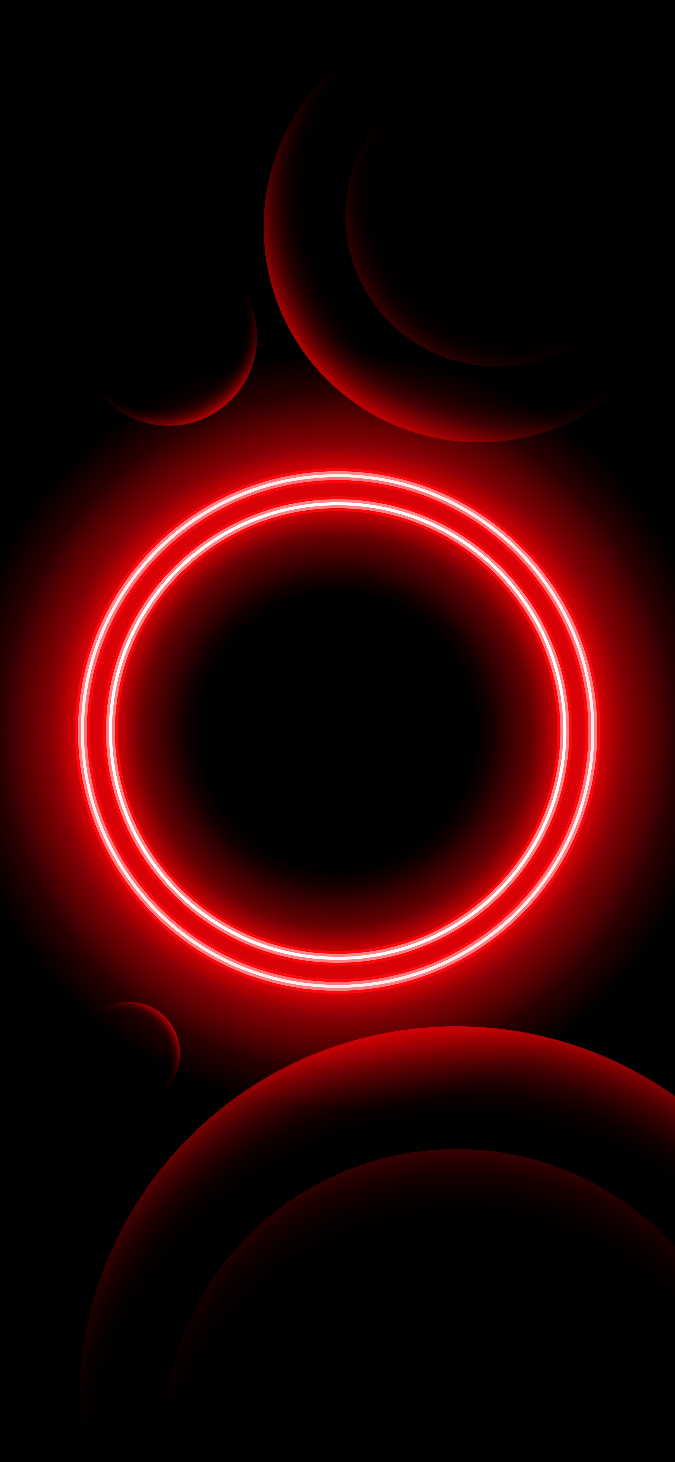 2251x4873 Wallpaper Amoled, OLED, Light, Neon Sign, Red, Background Free Image