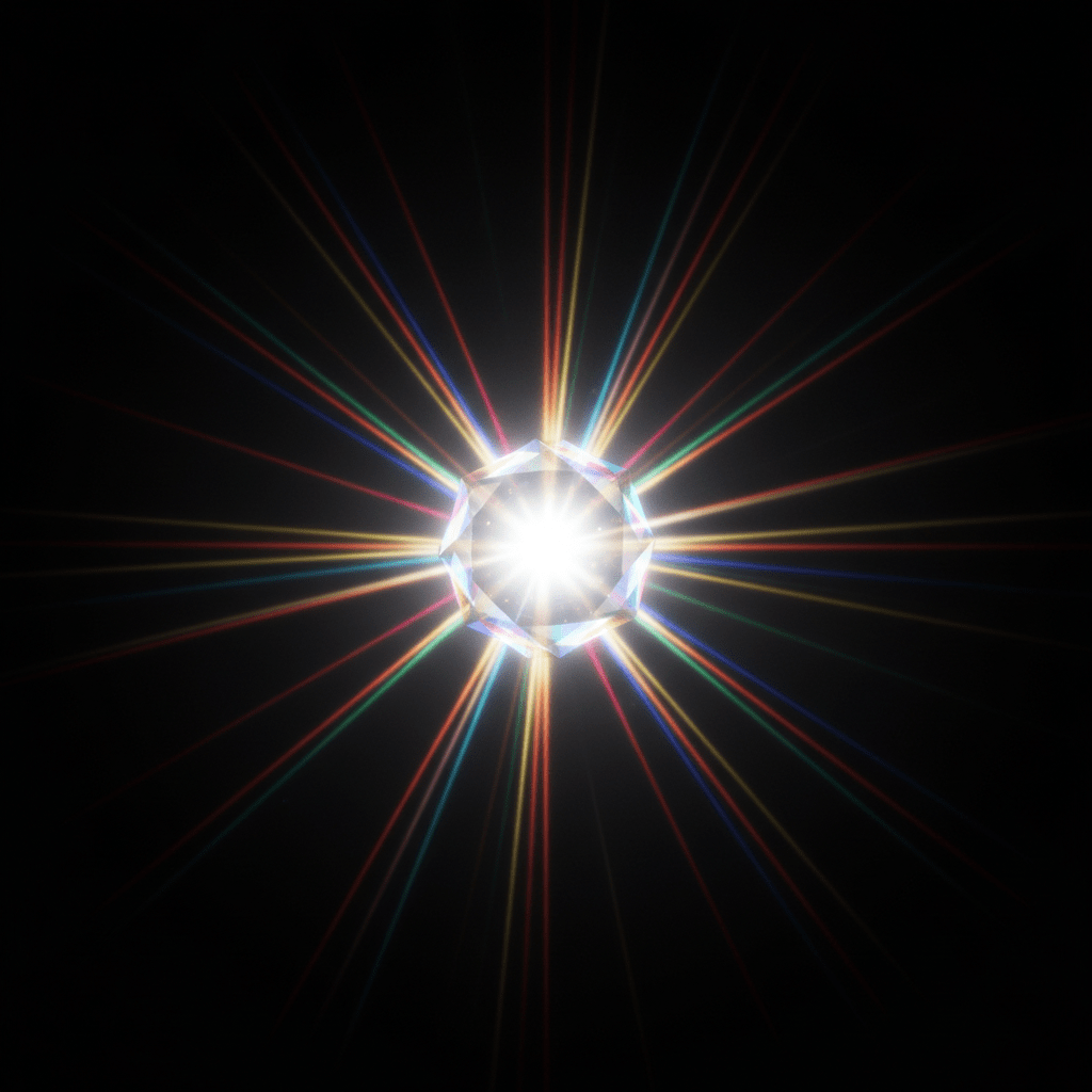 1024x1024 Abstract Prism Burst