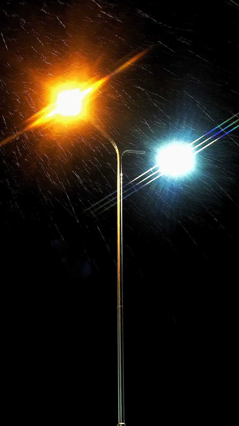 800x1422 Street Lights, amazing, amoled, best, black, night, street, urban, vivid, HD phone wallpaper