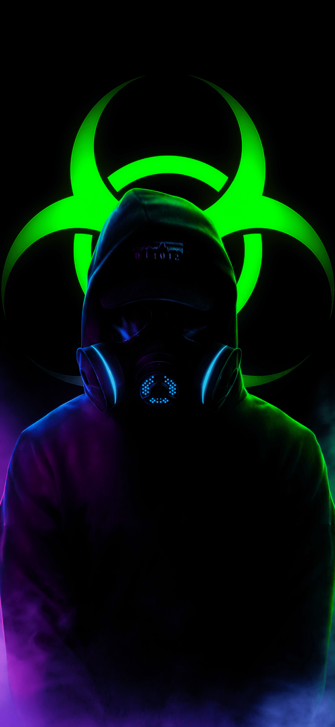 1170x2535 Wallpaper Amoled, OLED, Light, Green, Cap, Background Free Image
