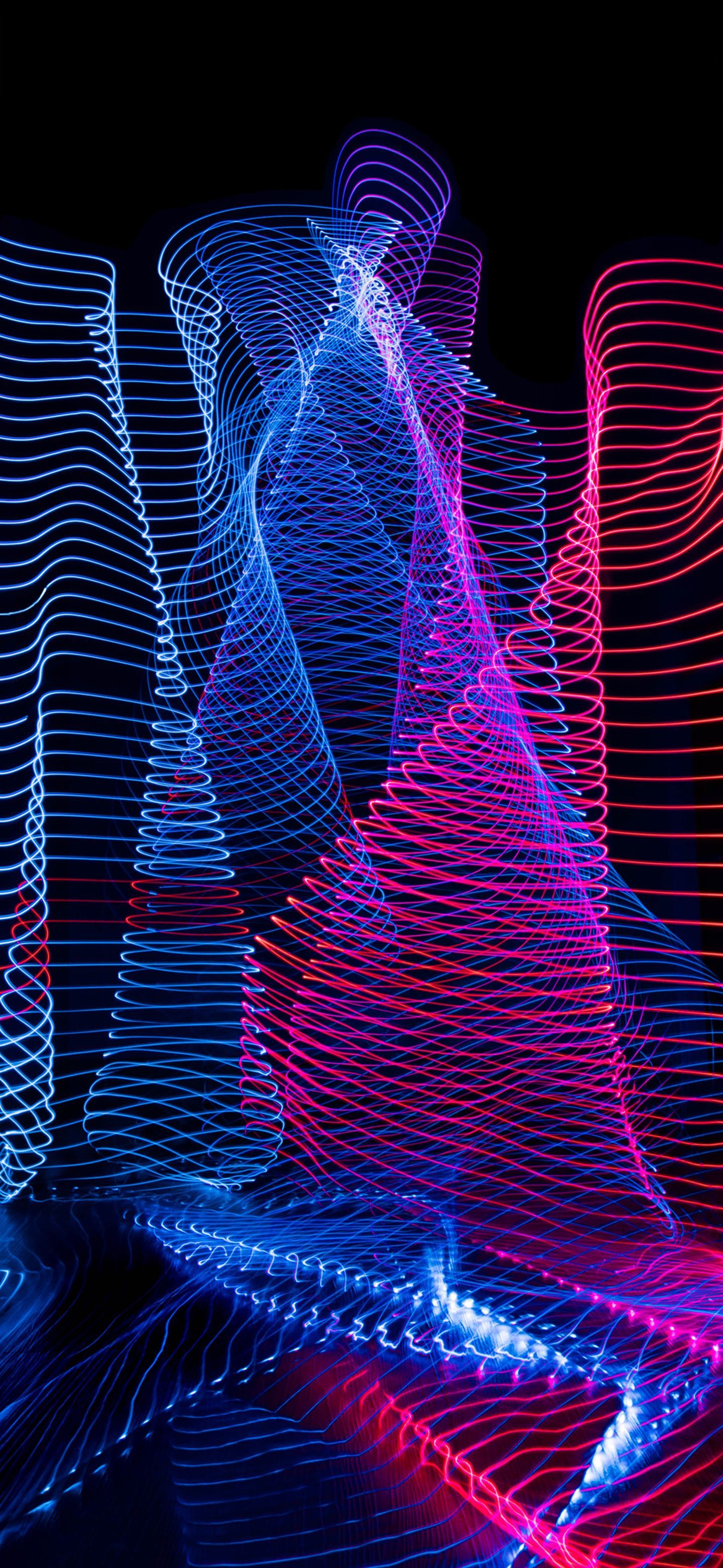 1440x3120 Amoled Neon Wallpaper