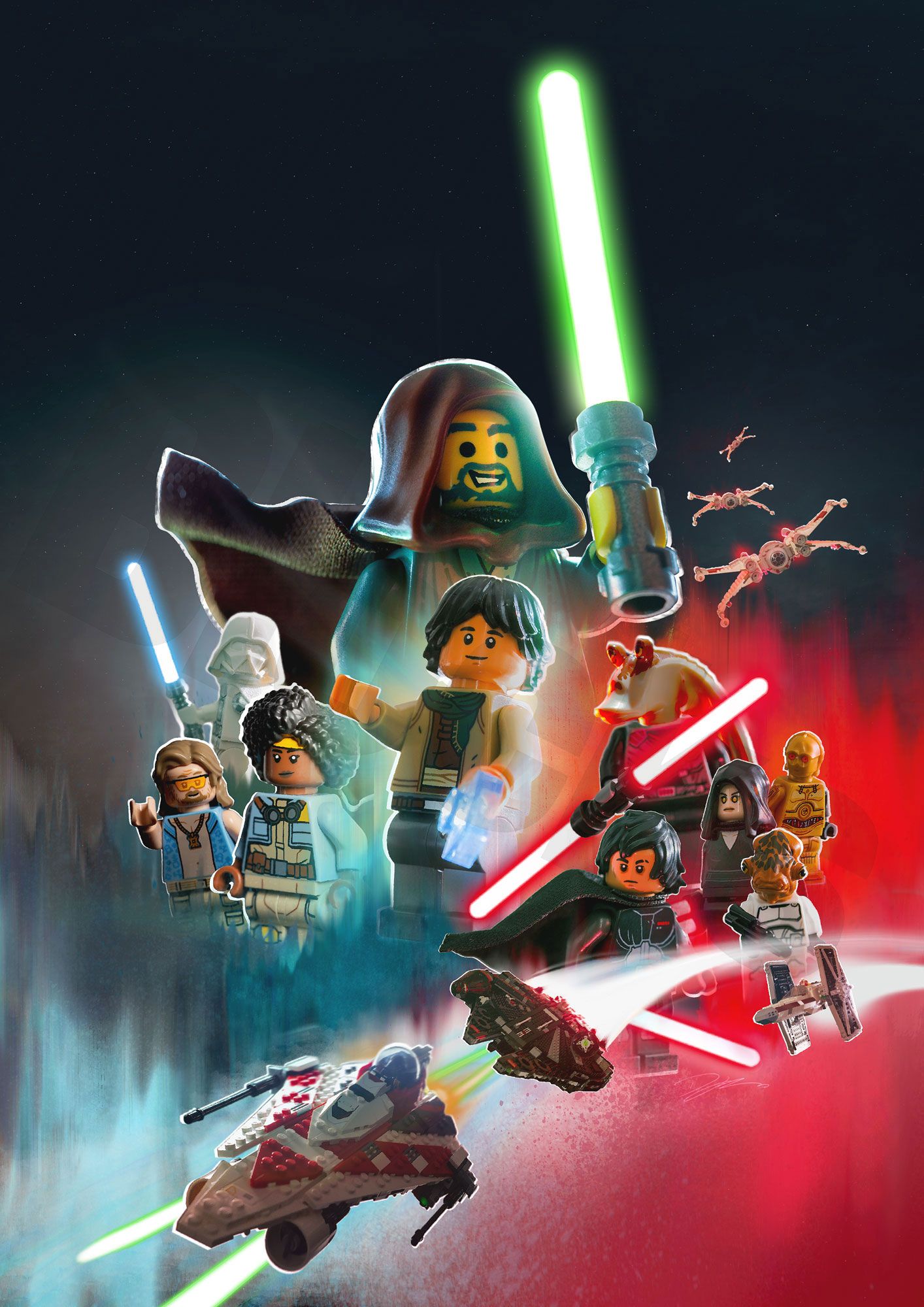 1414x2000 LEGO Star Wars Art Prints & Posters