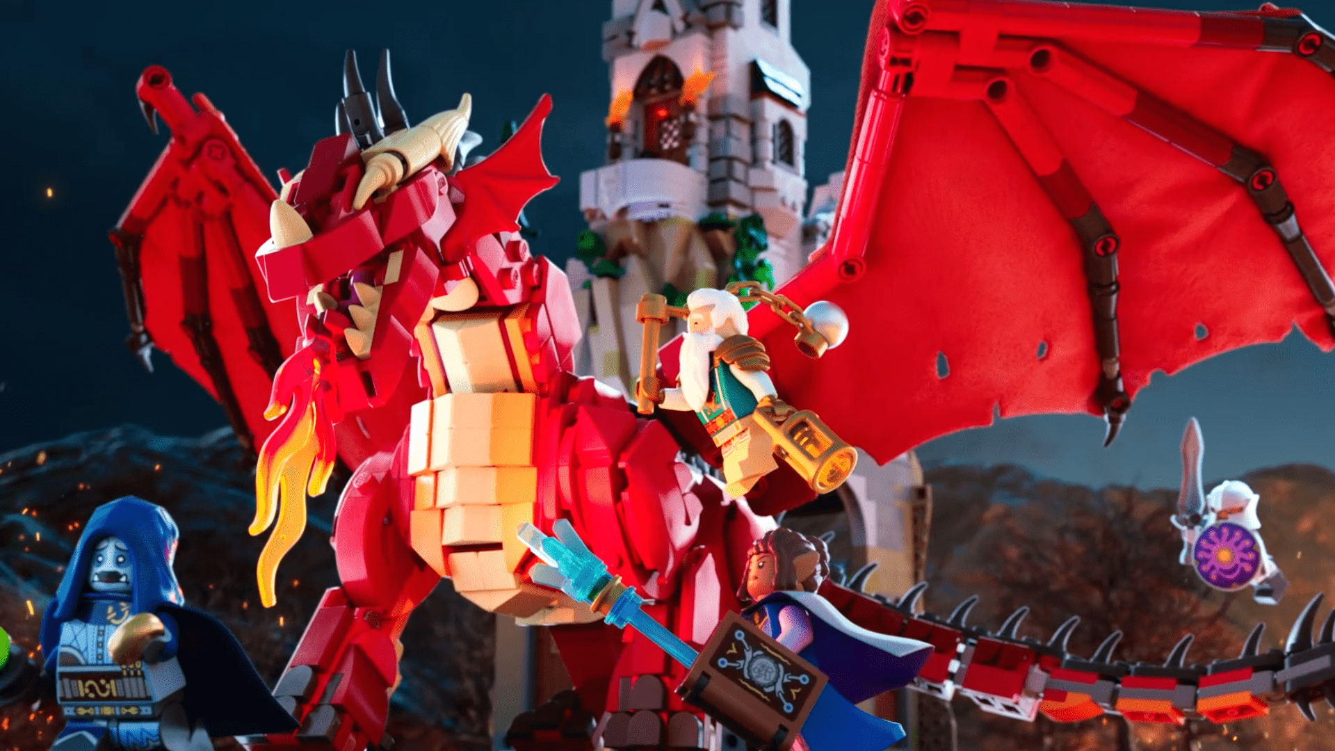 1920x1080 Lego Dragon Wallpaper