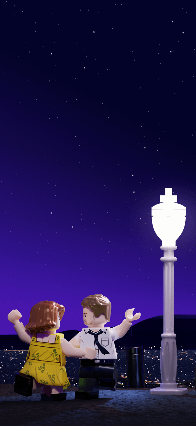 640x1386 I made a LEGO La La Land Phone Wallpaper!