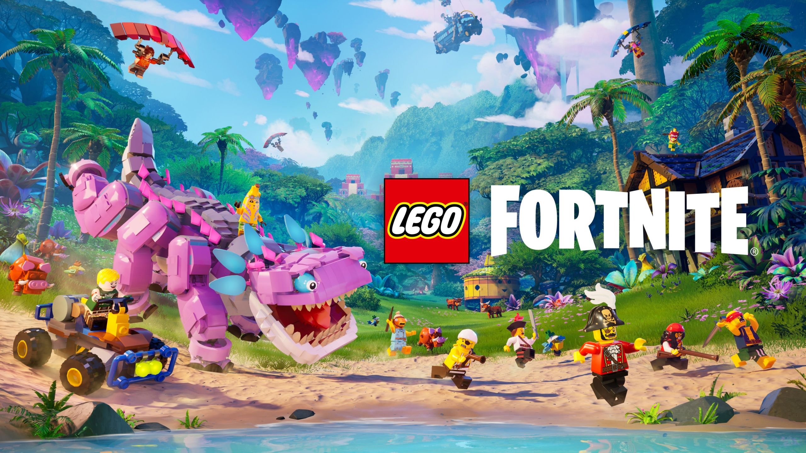 2560x1440 LEGO Fortnite Wallpaper 4K, Game Art, 2024 Games