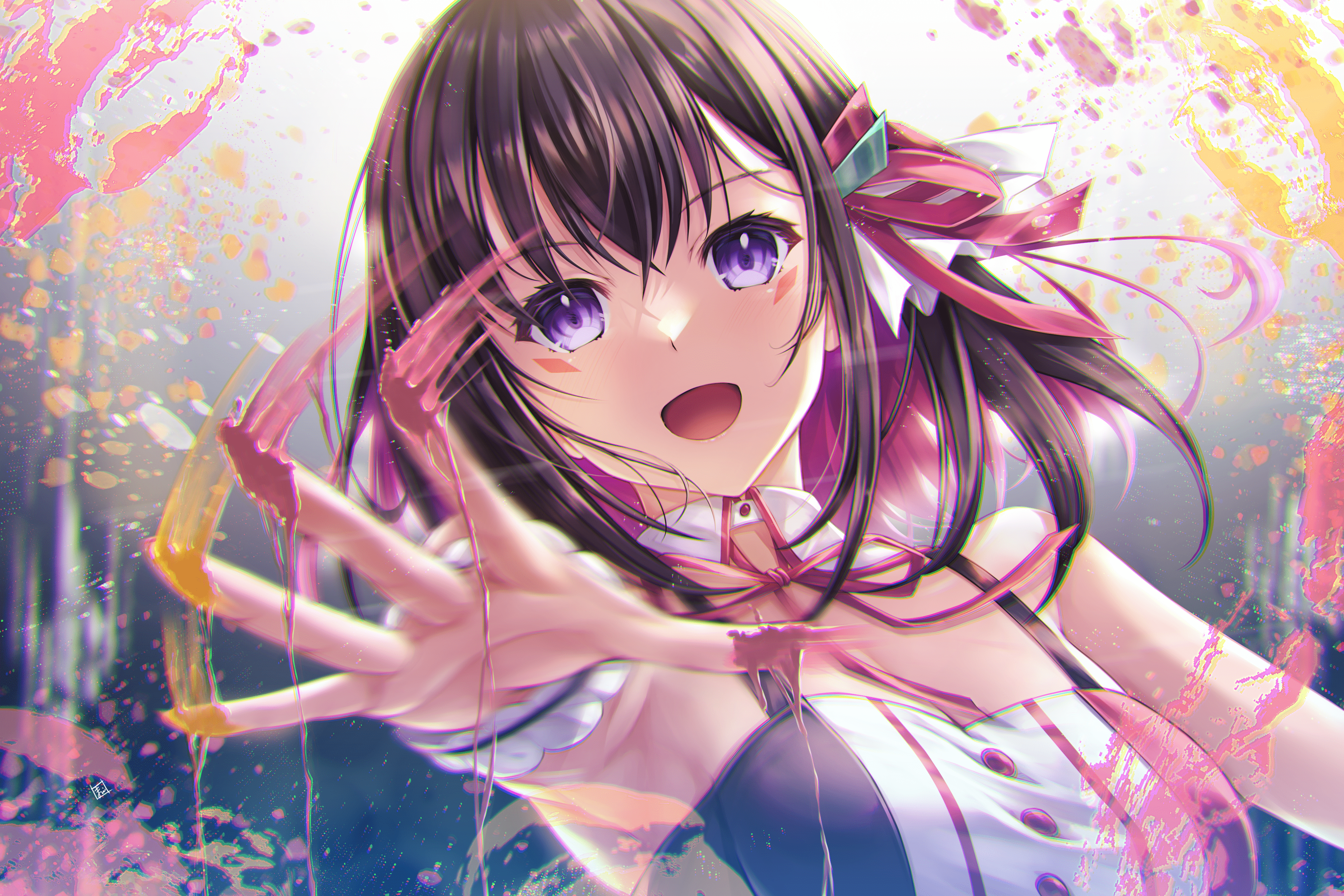 3840x2560 AZKi in 4K: Stunning Hololive Virtual Youtuber Anime Wallpaperx2560