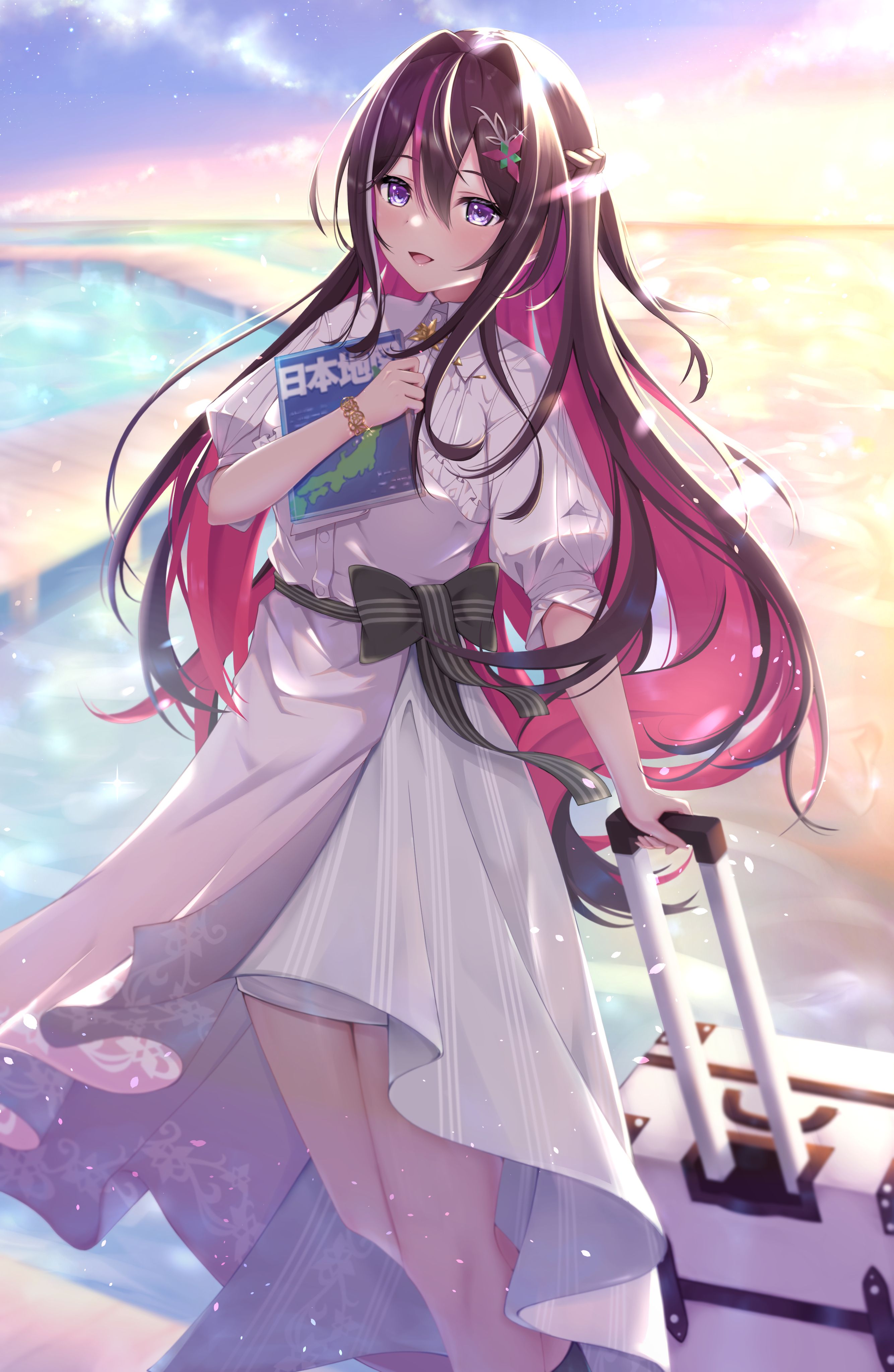 2668x4093 AZKi Channel Wallpaper by mira_bluesky3 Anime Image Board