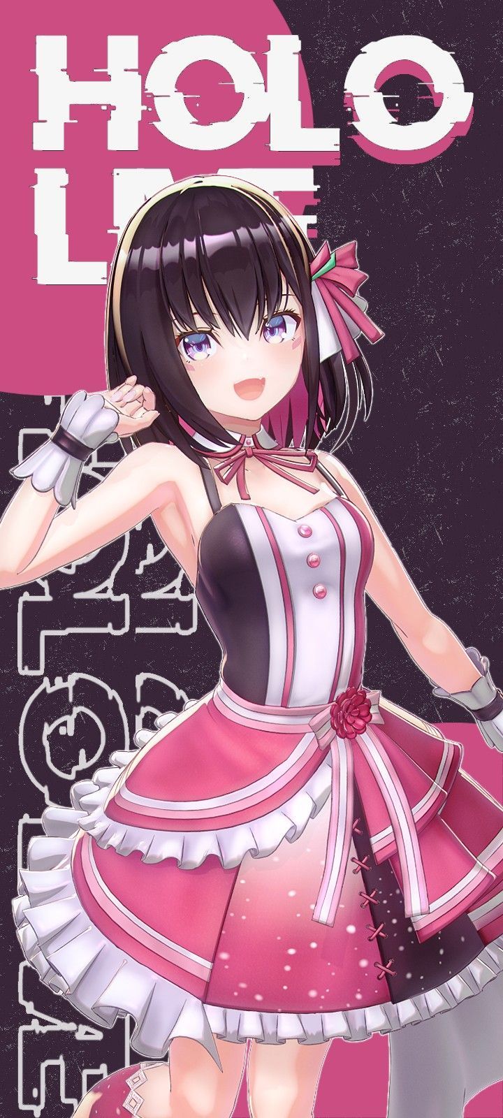 720x1600 AZKi. Hololive background, Hololive promise wallpaper, Vtuber wallpaper