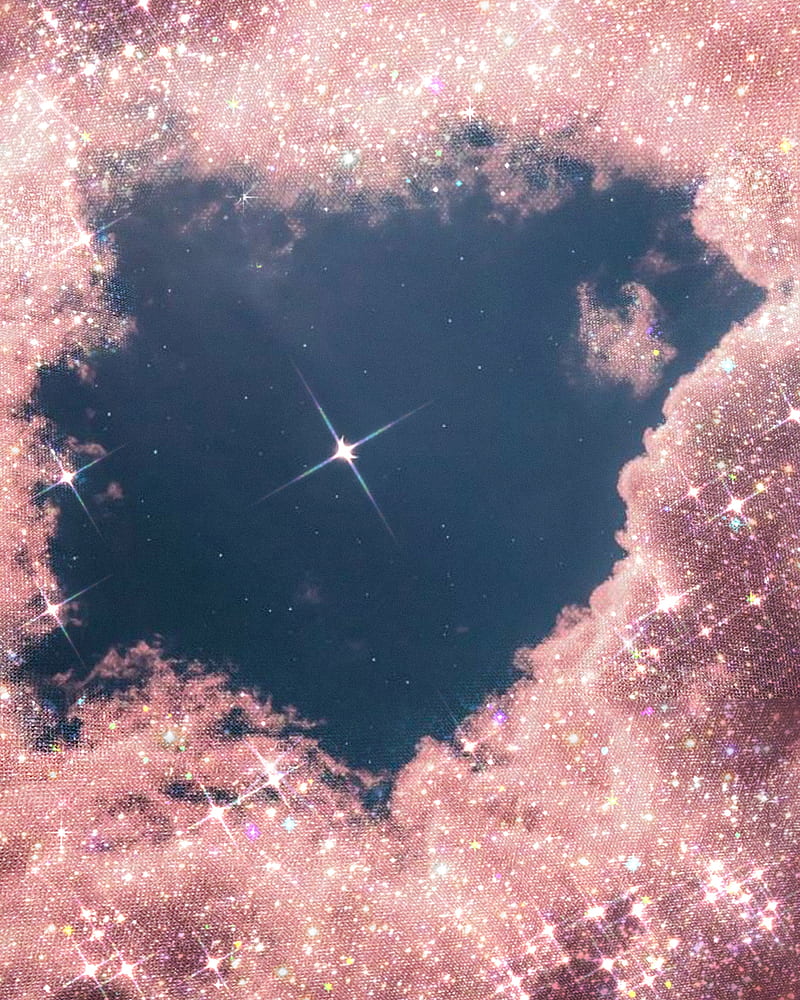 800x1000 Aesthetic sky, android, background, blur, galaxy, glitter, nebula, pink, HD phone wallpaper