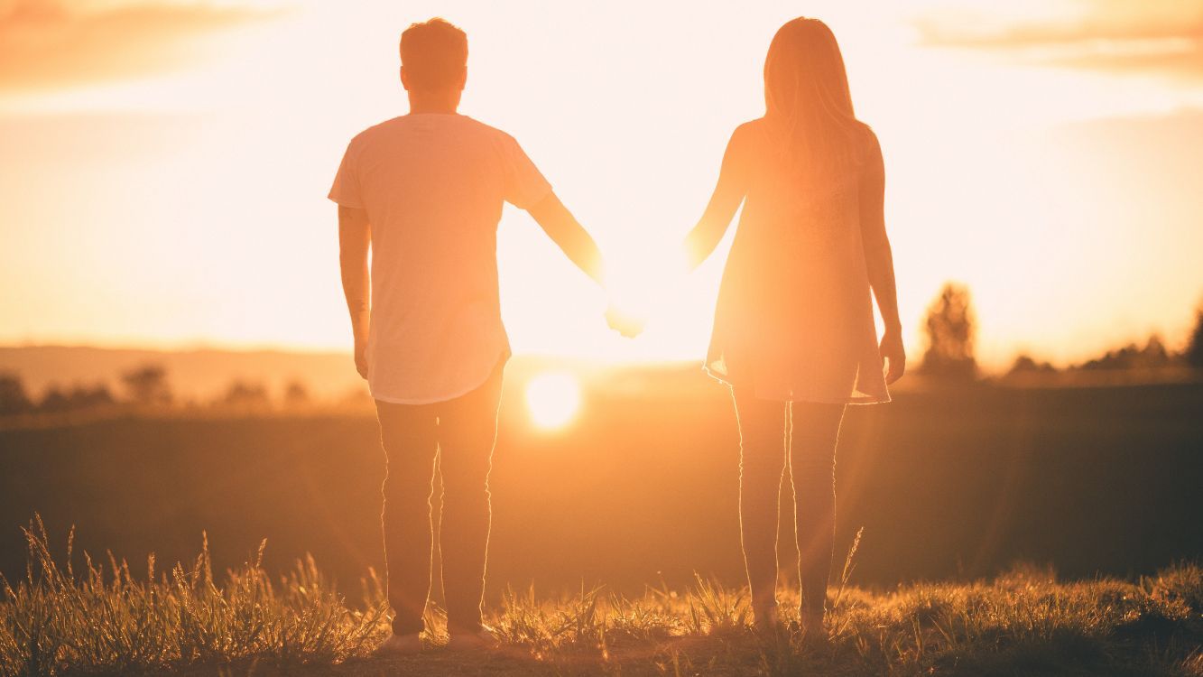 1333x750 Wallpaper Holding Hands, Significant Other, People in Nature, Sunlight, Friendship, Background Free Image