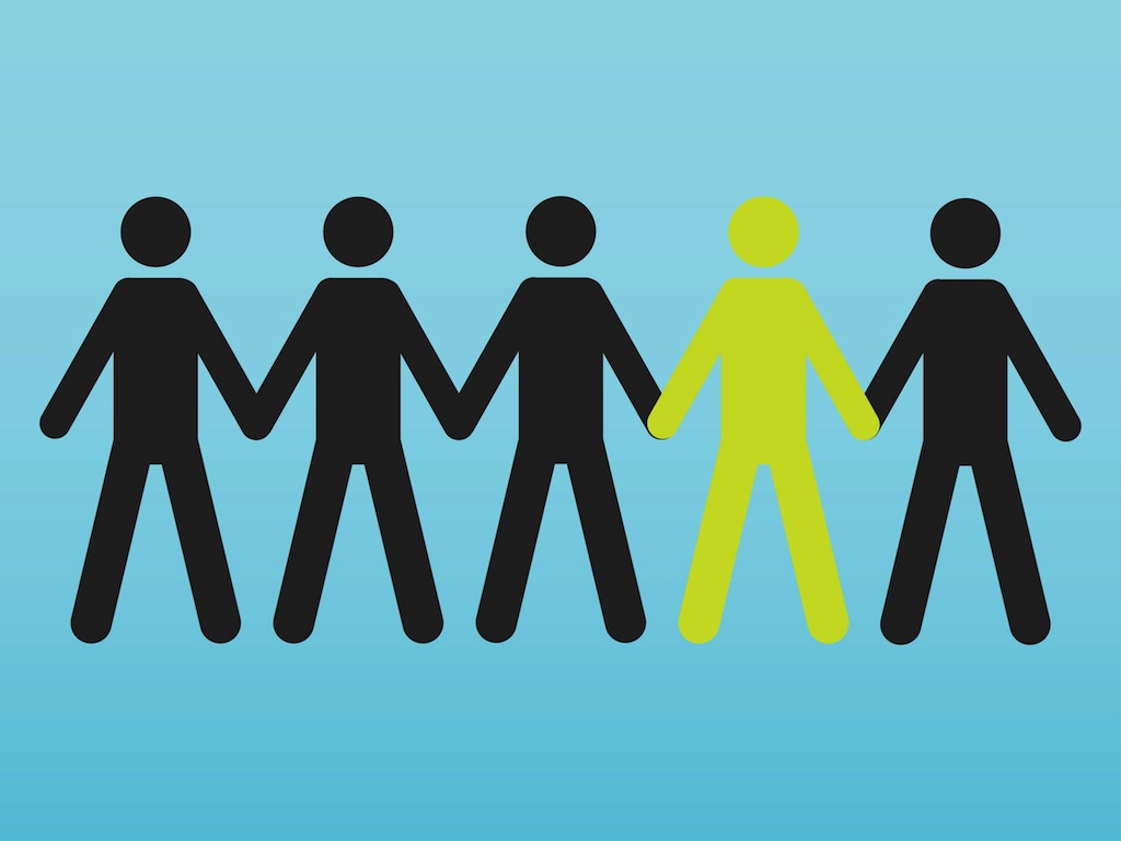 1024x768 People Holding Hands Vector Art & Graphics