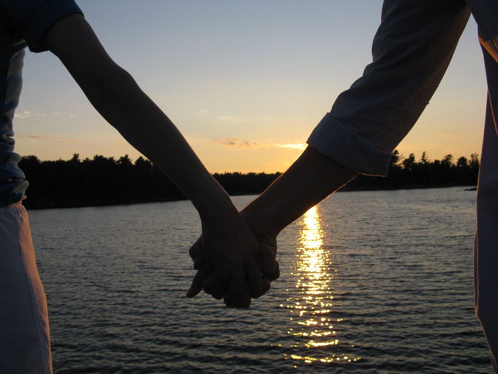 1024x768 holding hands. We got a little goopy
