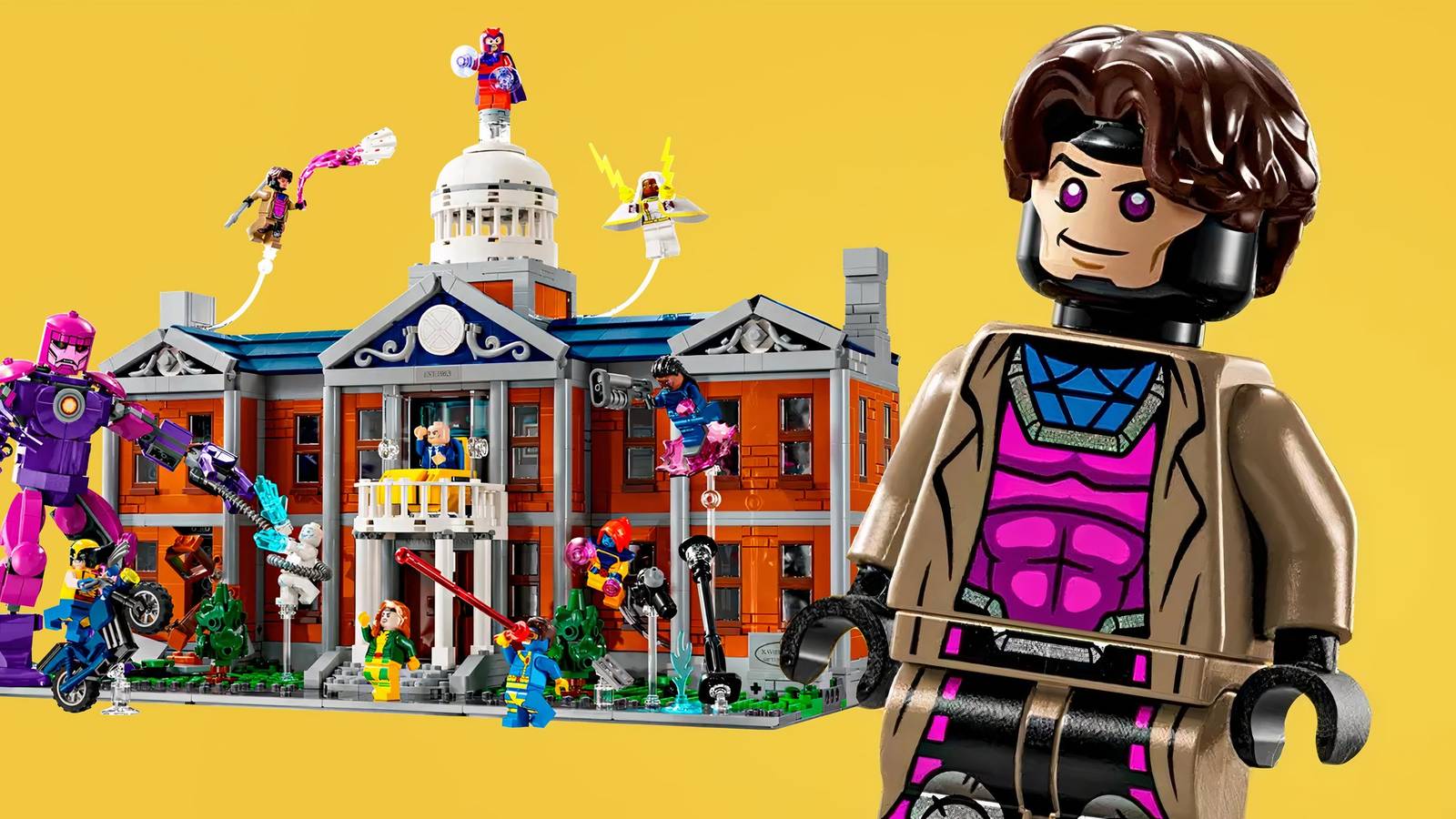 1600x900 LEGO's Biggest Ever X Men Set Includes First Ever Gambit Minifigure, Here's What You Need To Know About The New X Mansion Release