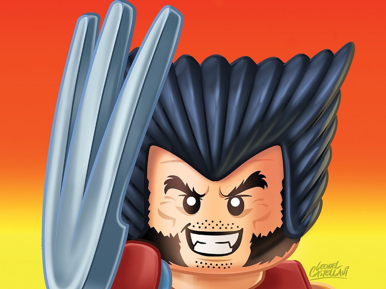 1280x960 Desktop wallpaper: Comics, Wolverine, Lego Marvel Super Heroes, Logan James Howlett 4K free download for PC. 1475281