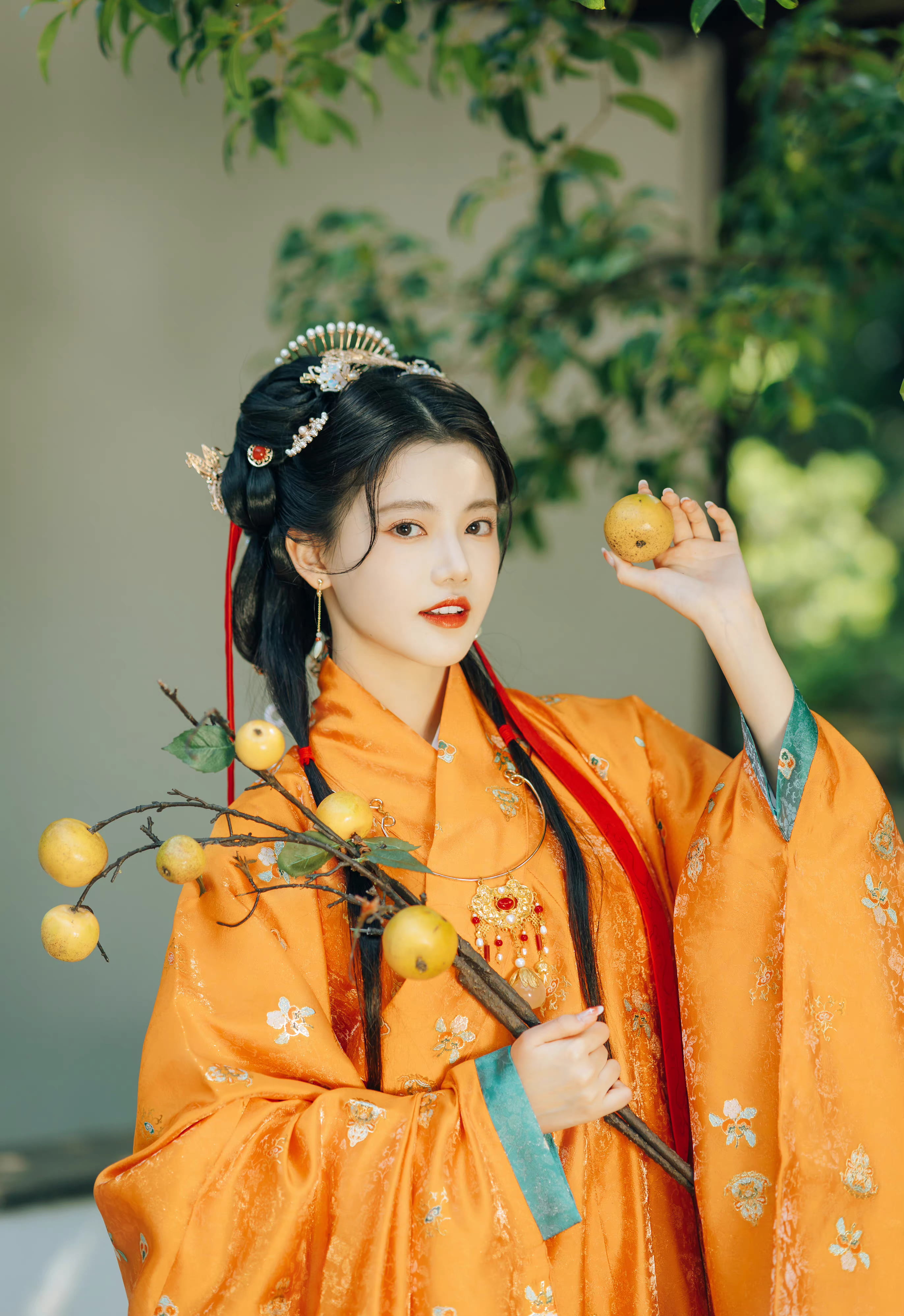 2744x3996 Free download. HD wallpaper: Sun Zhenni, SNH Asian, hanfu, women, Chinese
