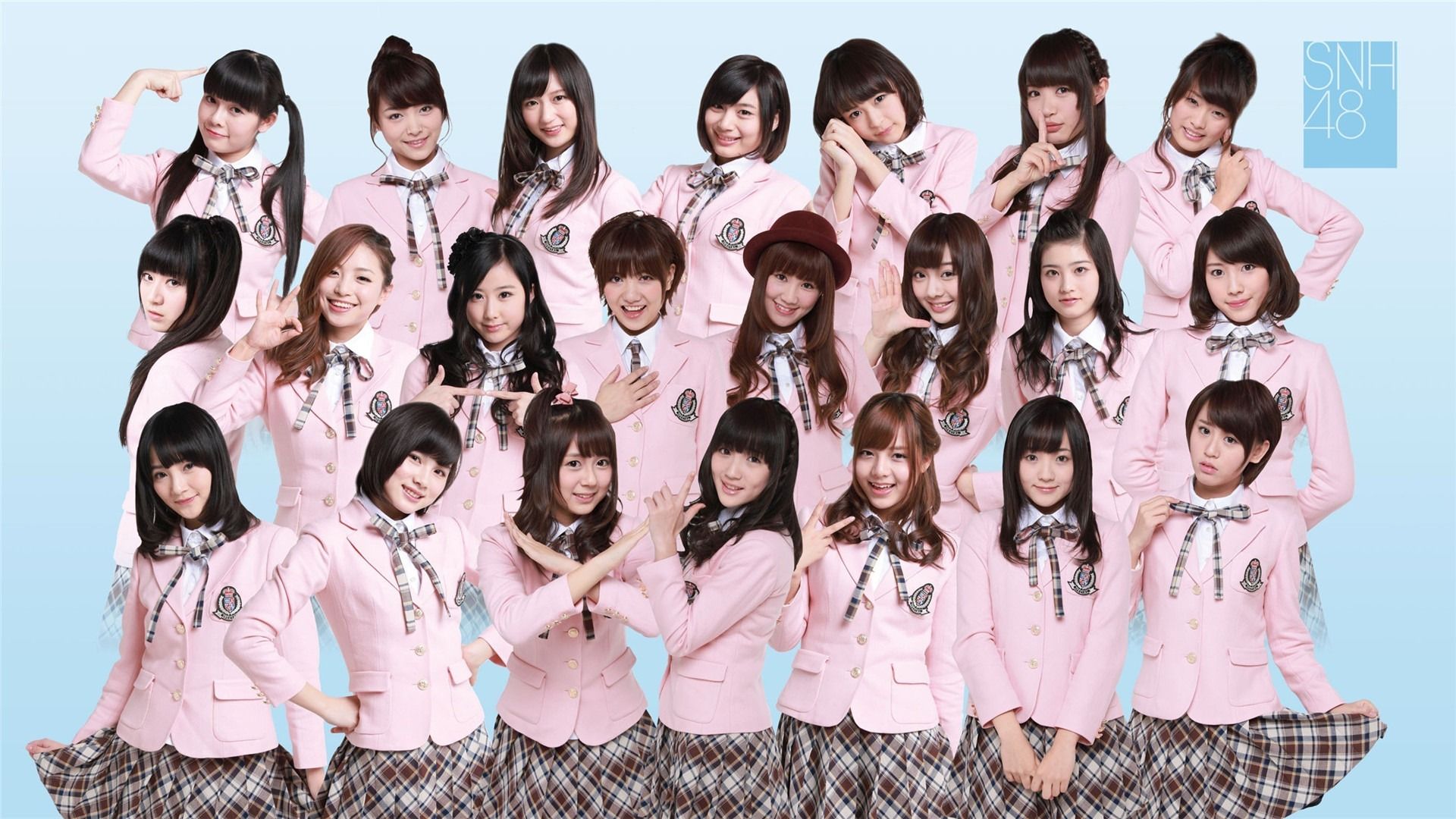 1920x1080 SNH48 Chinese Beauty Combination Wallpaper 02