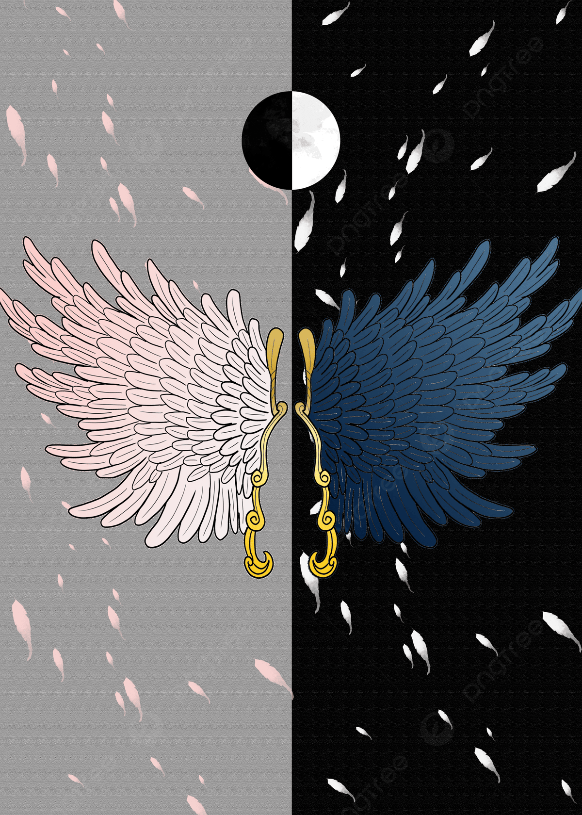 1200x1680 Picture Of Devil And Angel Background Image, HD Picture and Wallpaper For Free Download