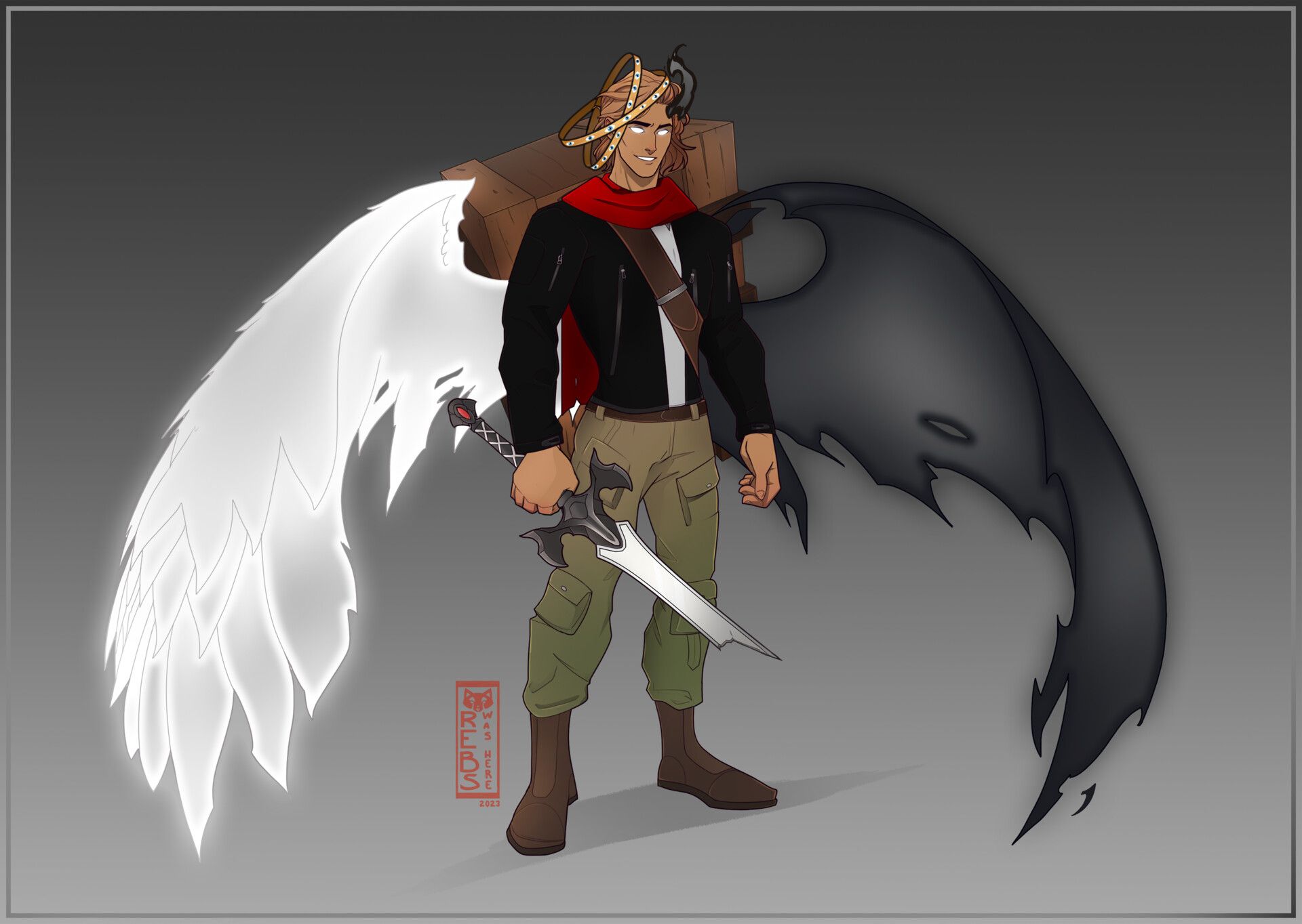 1920x1364 Ryo, Half Angel Half Devil