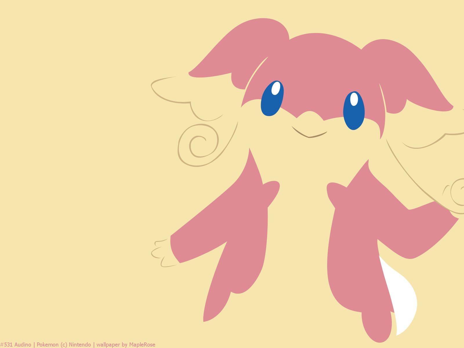 1600x1200 Audino. PokéWalls