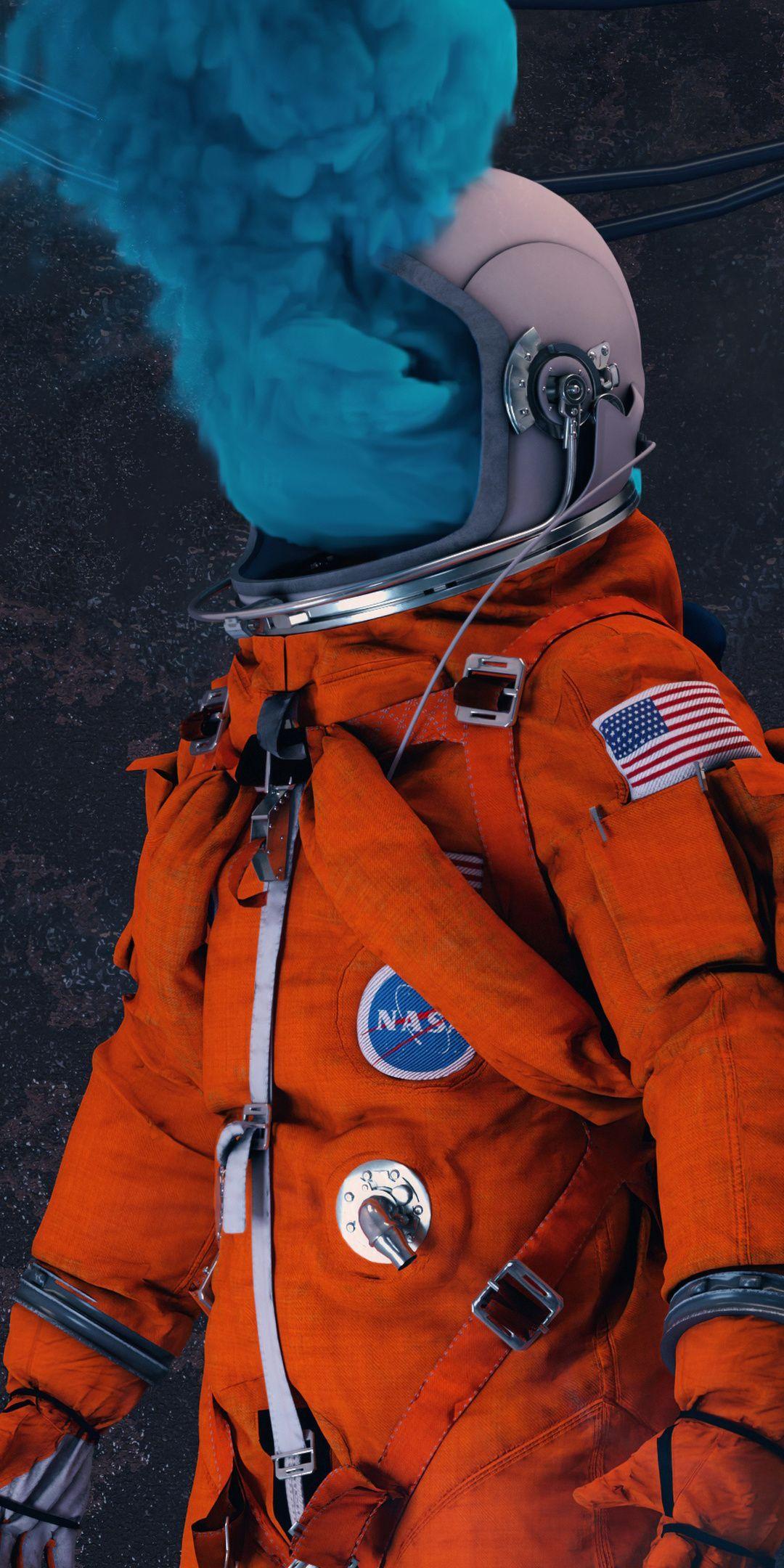 1080x2160 Astronaut, NASA, space suit, surreal wallpaper. Astronaut wallpaper, Space phone wallpaper, iPhone wallpaper nasa