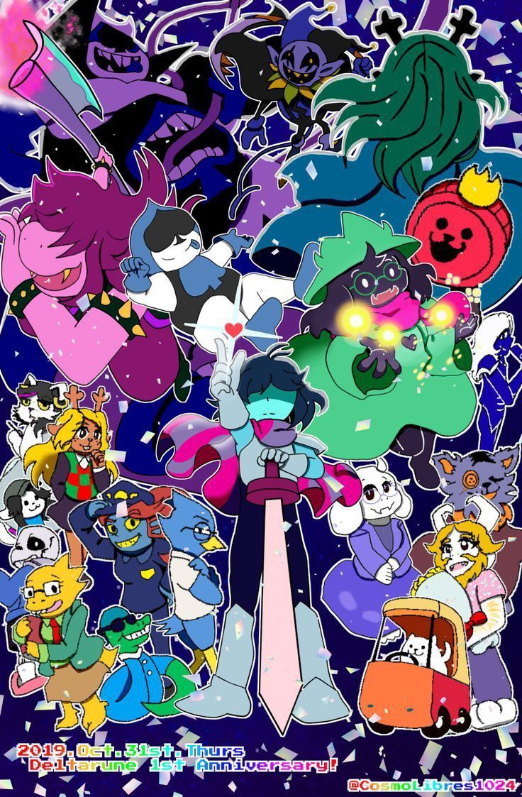 736x1123 Deltarune happy birthday. Deltarune official art, Deltarune christmas wallpaper, Deltarune fanart
