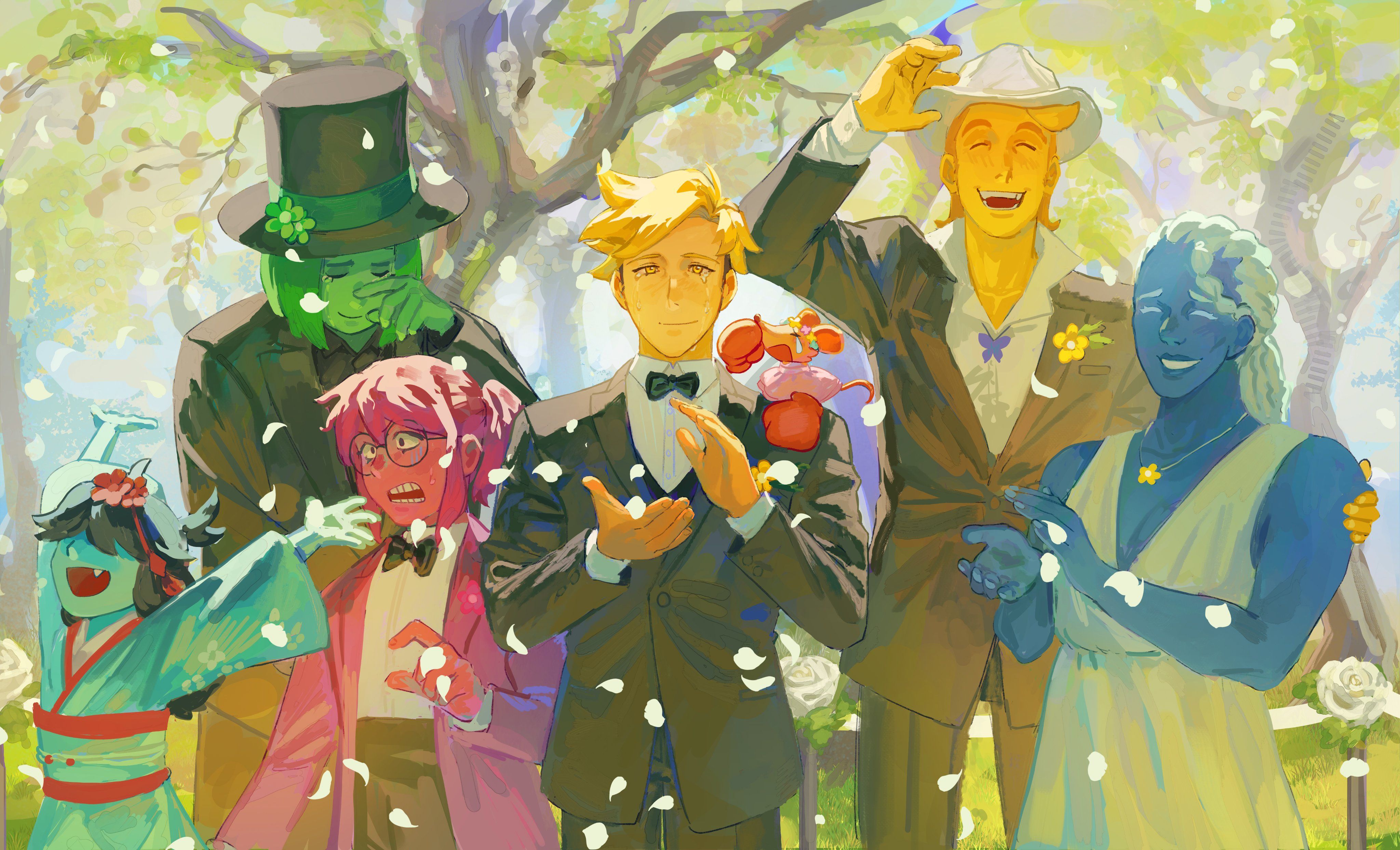 4096x2488 Flowery (Deltarune) Anime Image Board