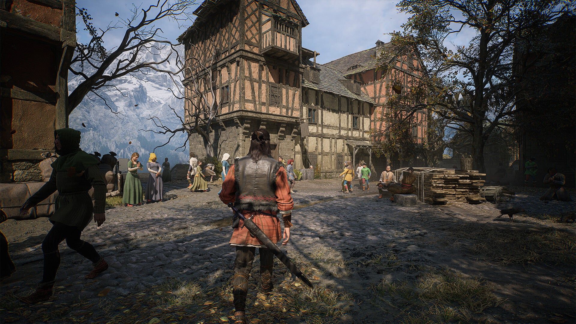 1920x1080 Freshly Spilled Blood Of Dawnwalker Footage Reveals An Action RPG Where Witcher Dialogue Meets Wall Walking. Rock Paper Shotgun