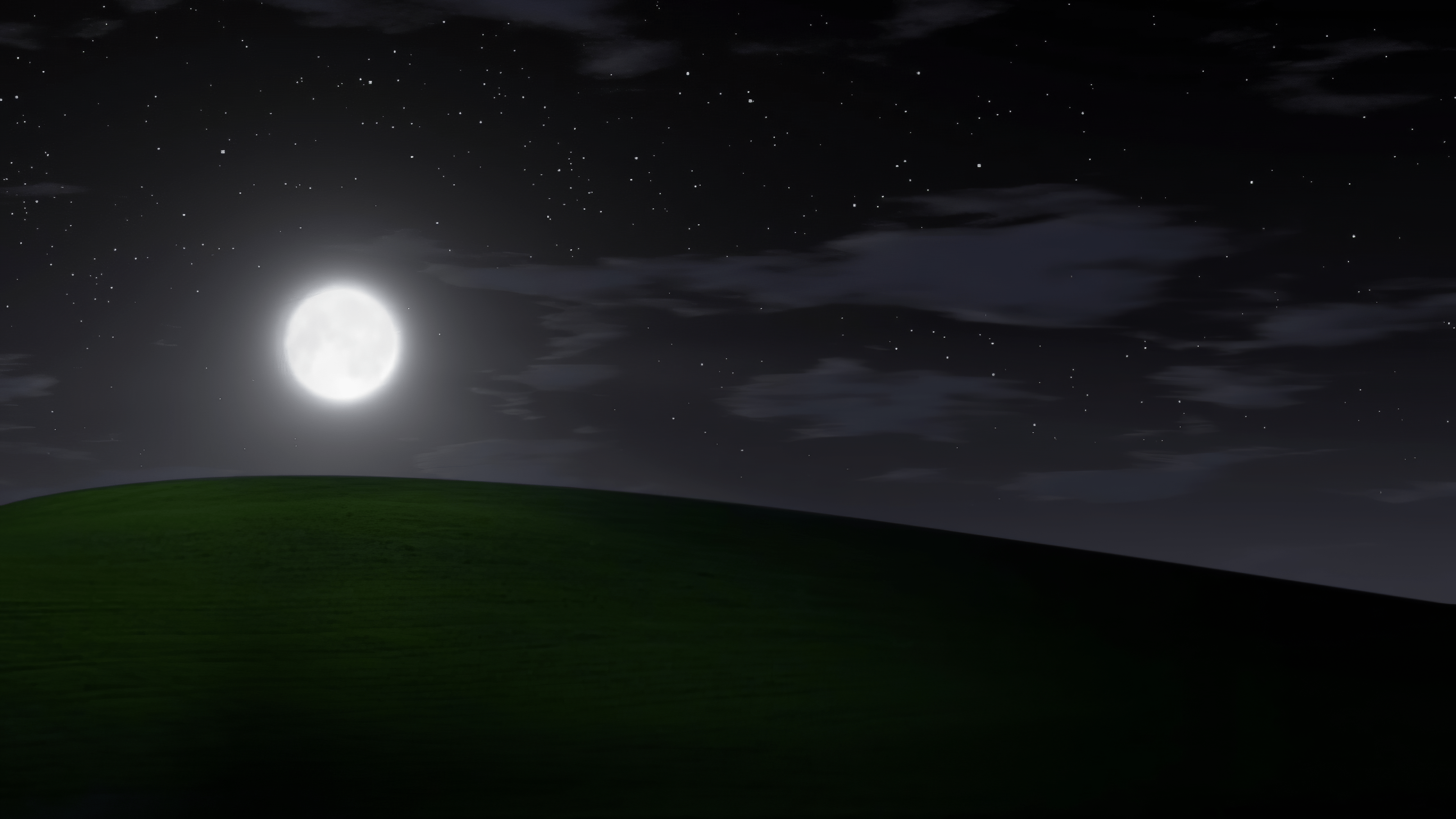 3840x2160 Windows XP Dark Wallpaper
