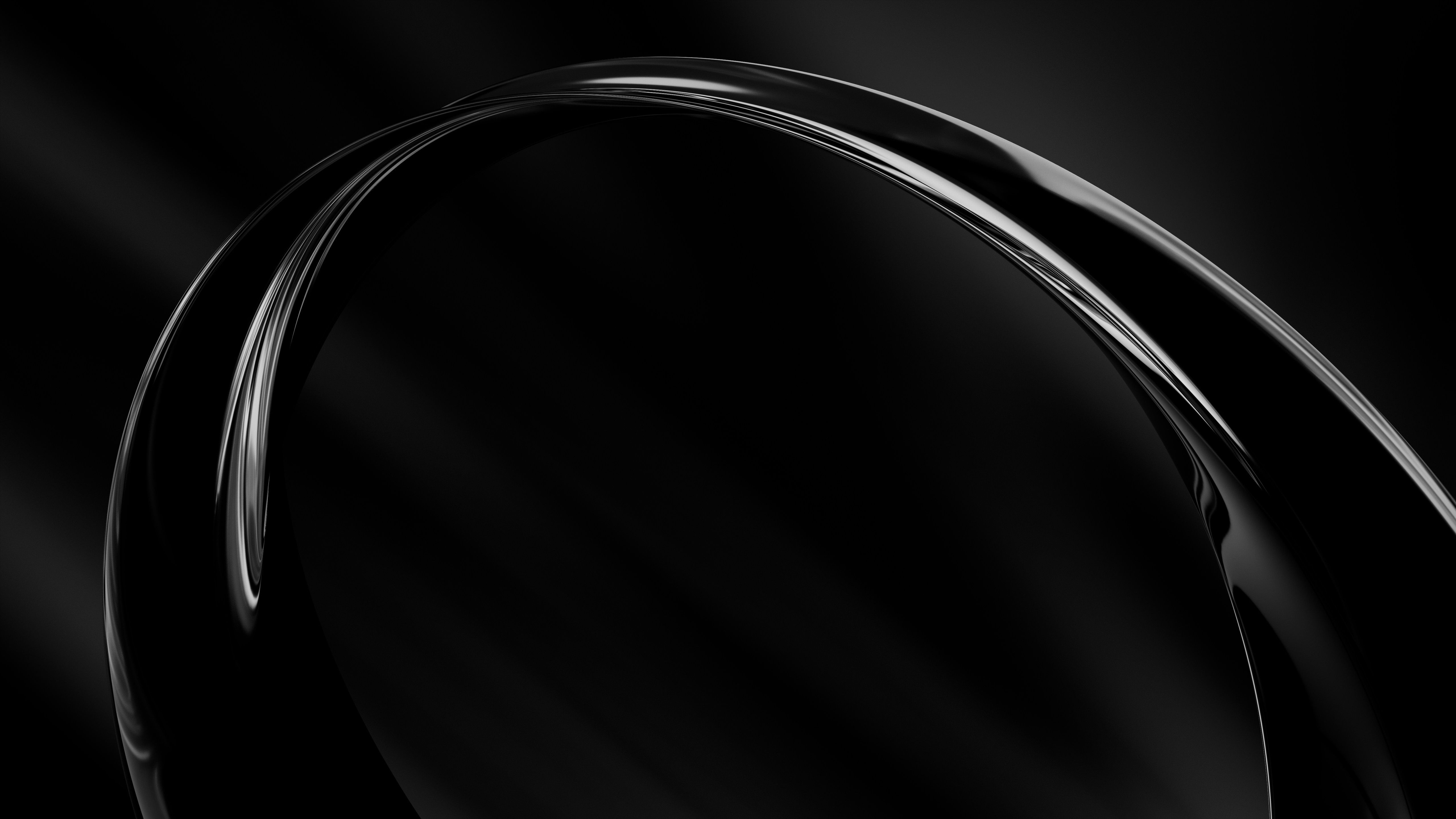 5120x2880 Black White Curved Shape 5k Wallpaper, HD Abstract Wallpaper, 4k Wallpaper, Image, Background, Photos and Picture