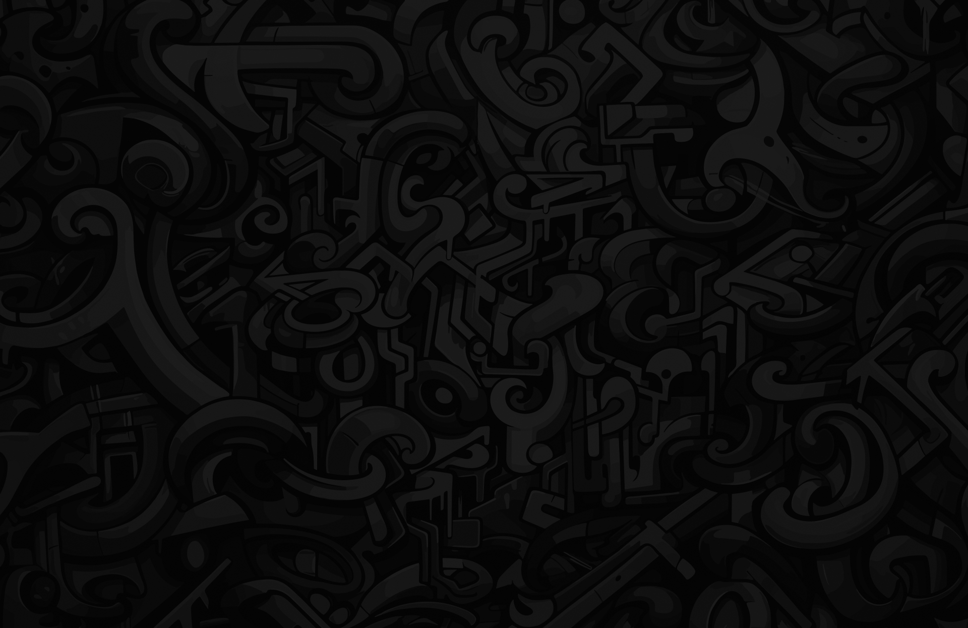 1920x1245 Noir Graffiti