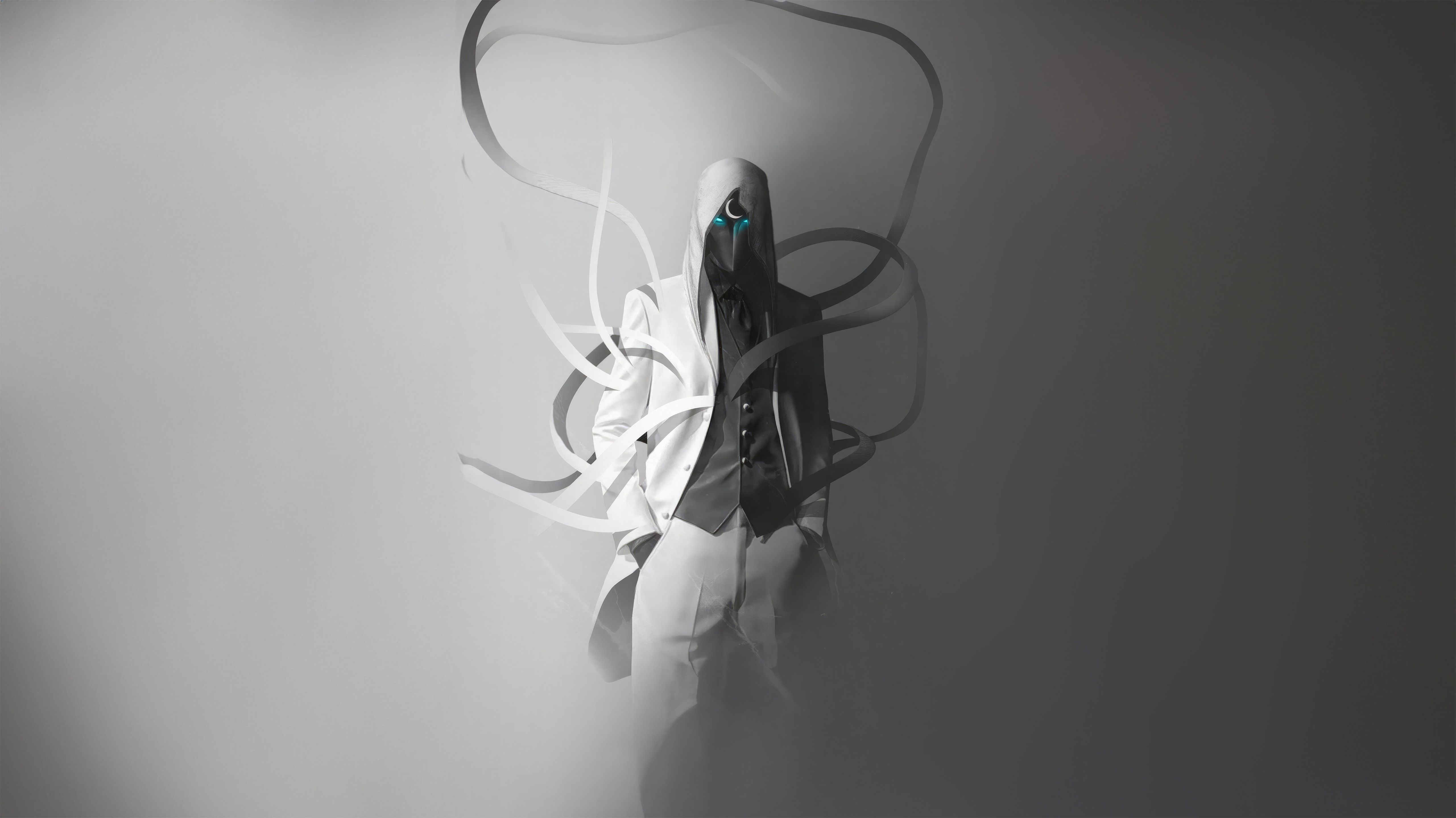 5120x2880 Moon Knight White Background Minimal 5k Wallpaper, HD Superheroes Wallpaper, 4k Wallpaper, Image, Background, Photos and Picture
