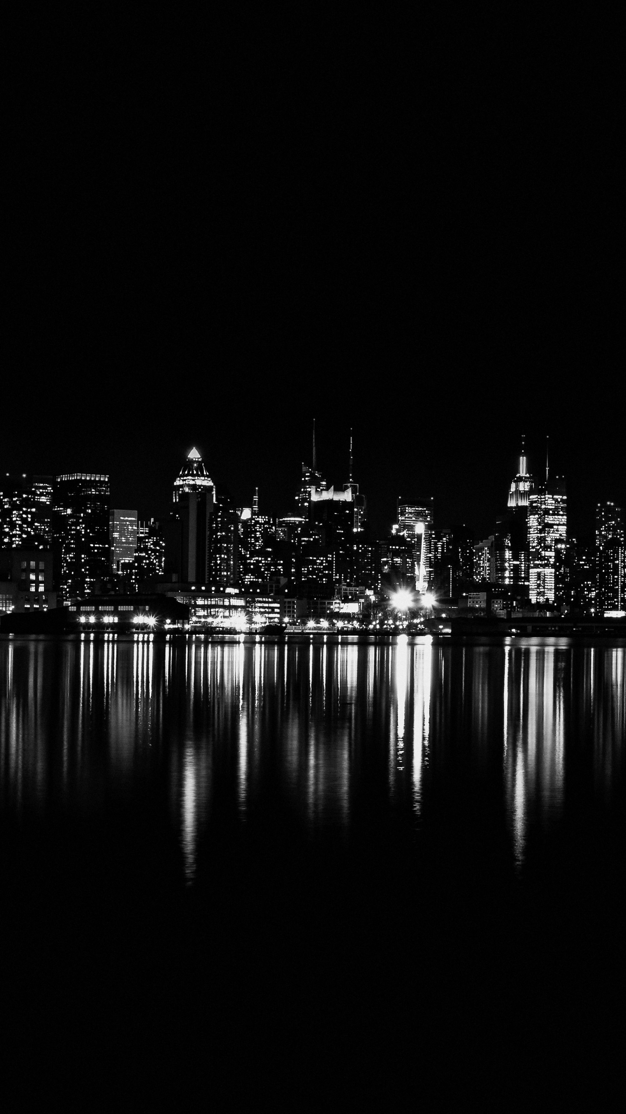 2160x3840 New York Wallpaper 4K, 5K, Night City, Dark aesthetic