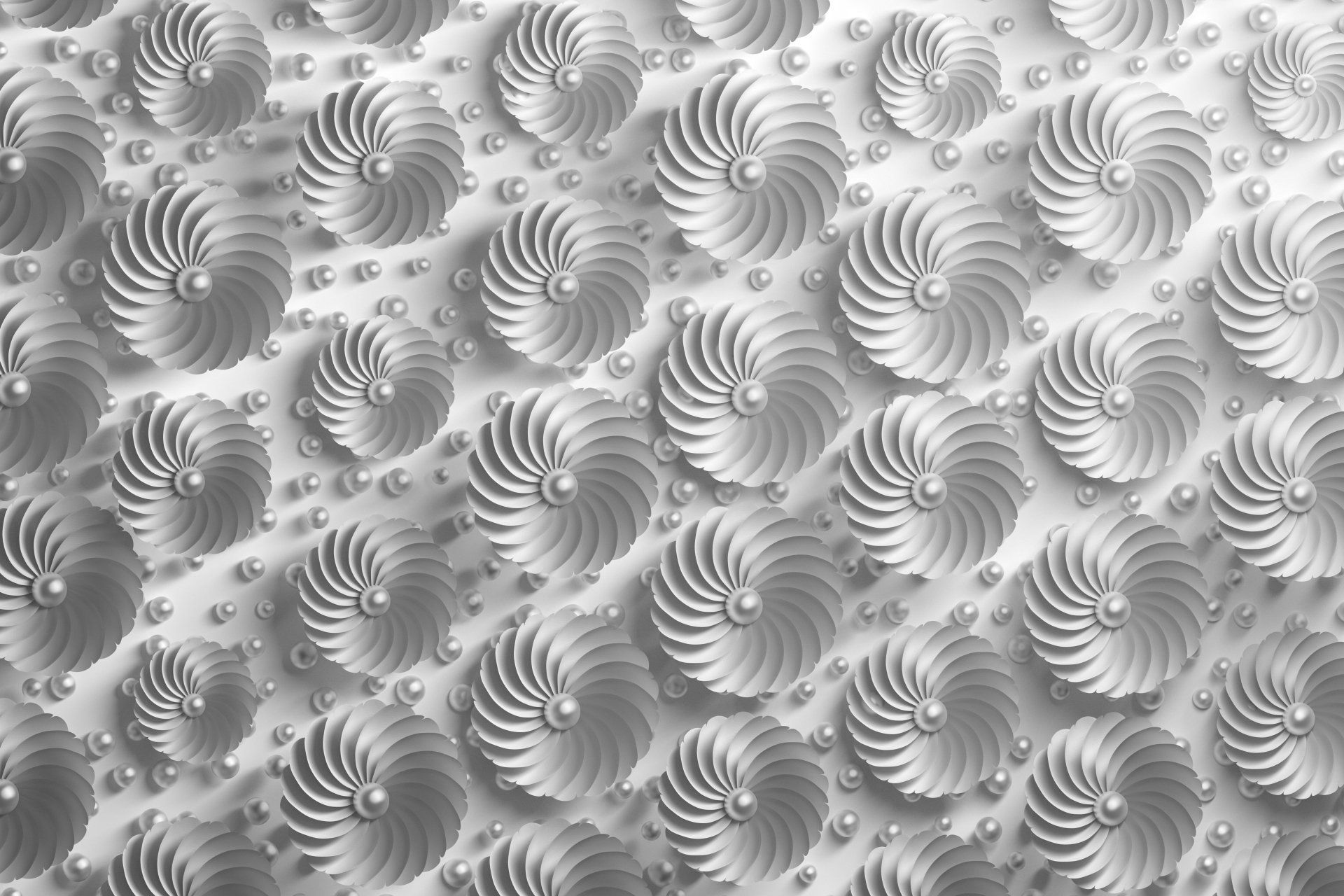 1920x1280 White Spiral Pattern