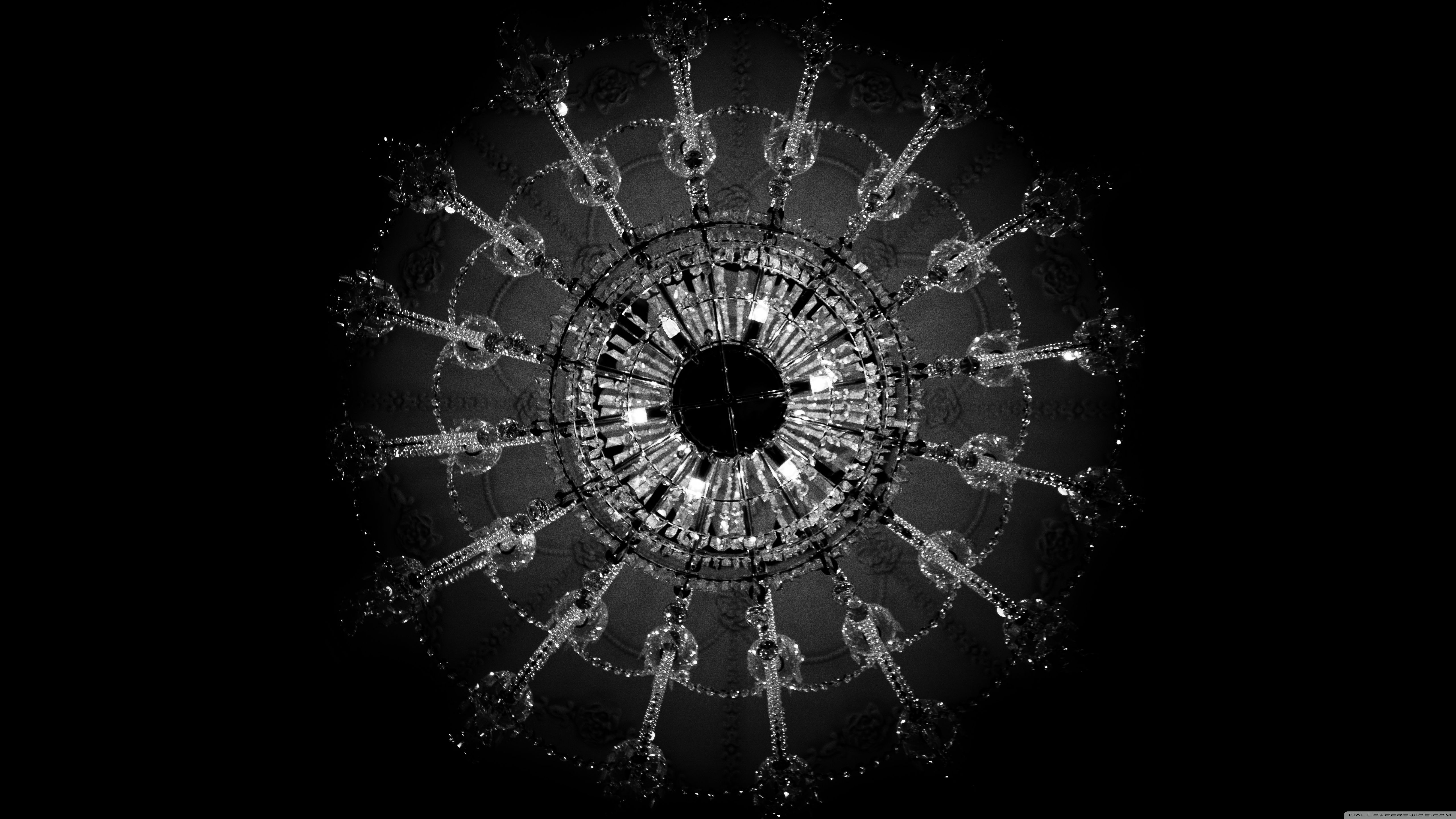 5120x2880 Chandelier Black and White 4K UHD Wallpaper for UltraHD Desktop and TV : Widescreen and UltraWide Display : Smartphone and Tablet Devices