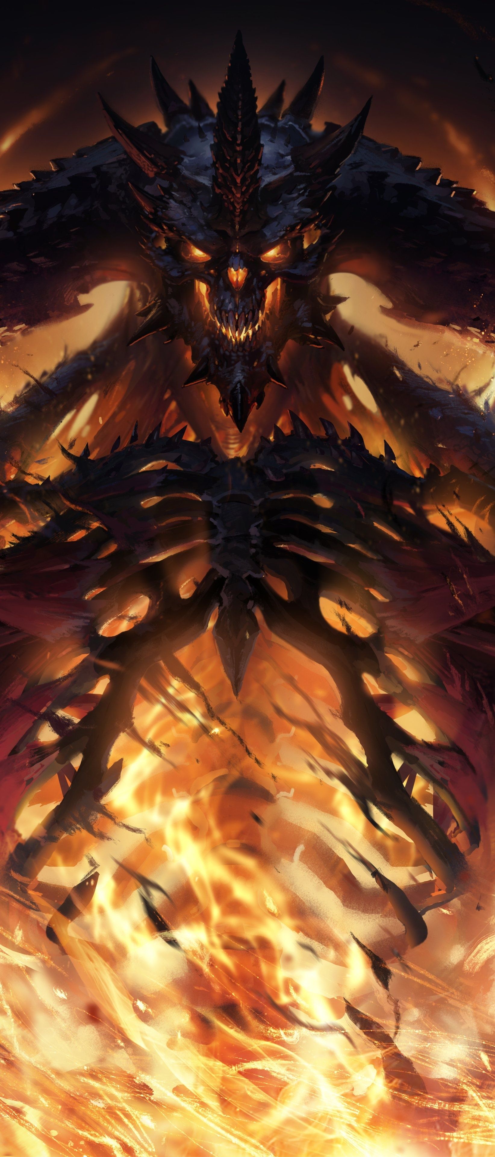 1644x3840 Diablo Immortal Wallpaper